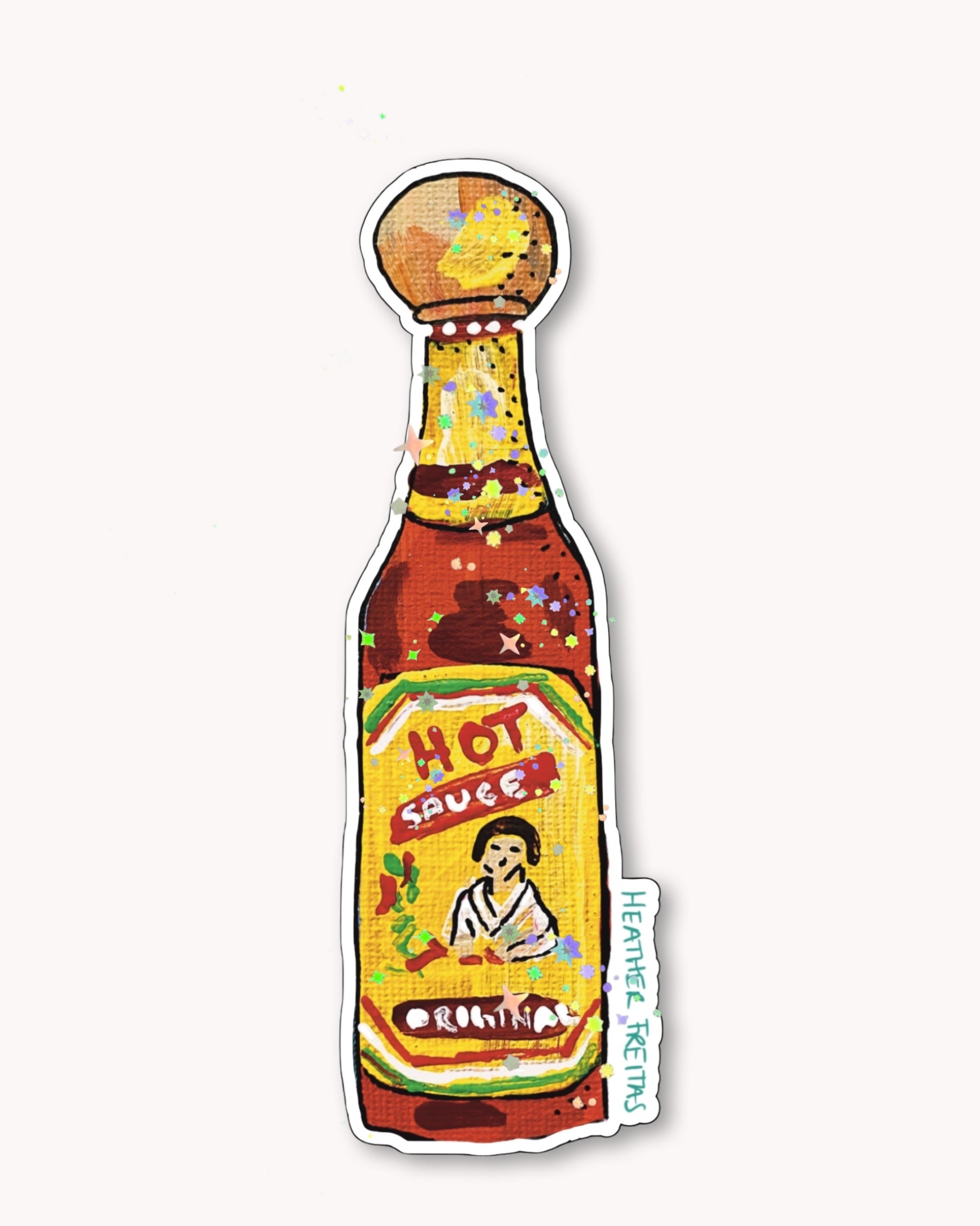 Hot Sauce Sticker