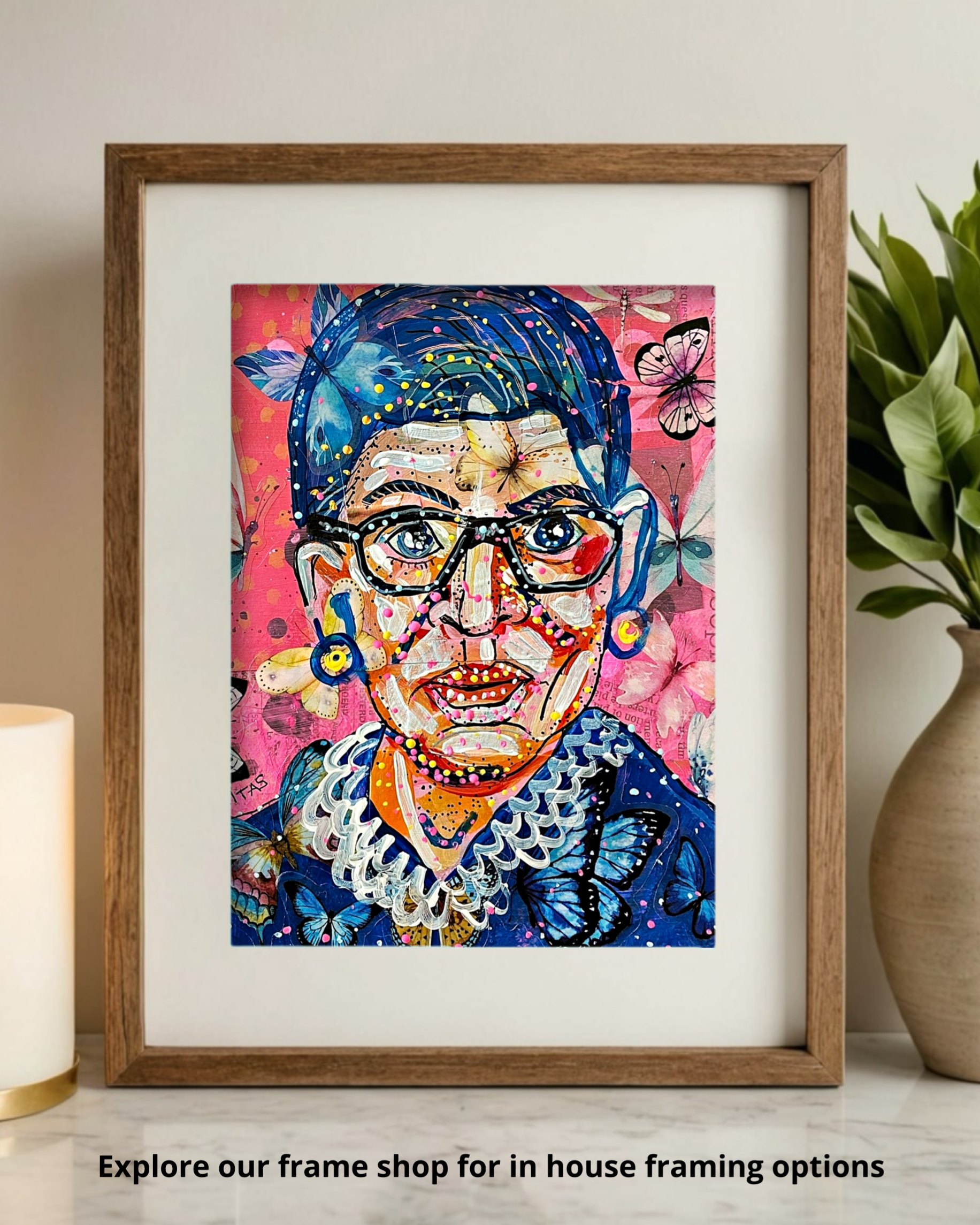 RBG Butterflies - Economy Print