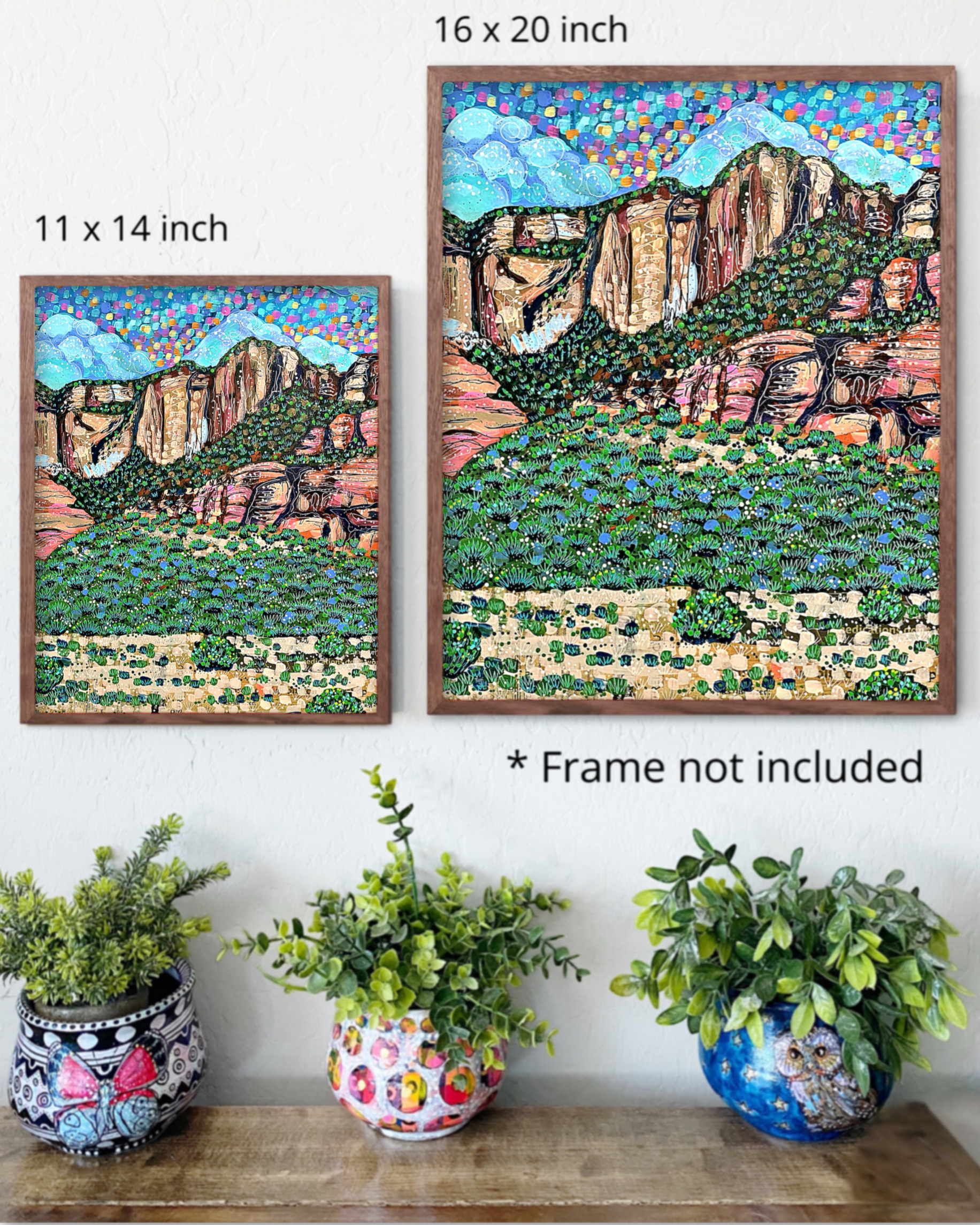 Evergreen Sandstone Print