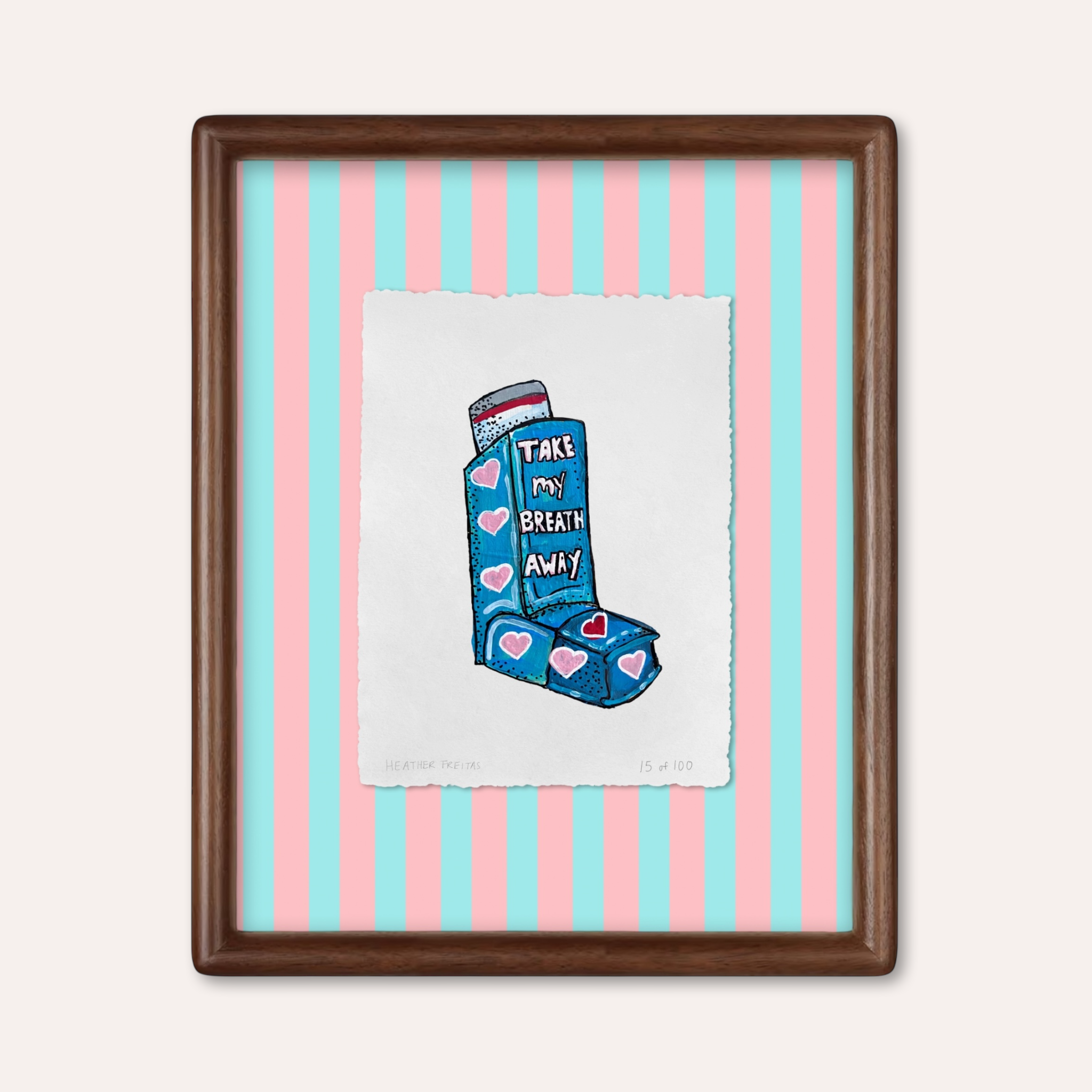 Take My Breath Away Limited Edition Framed Print