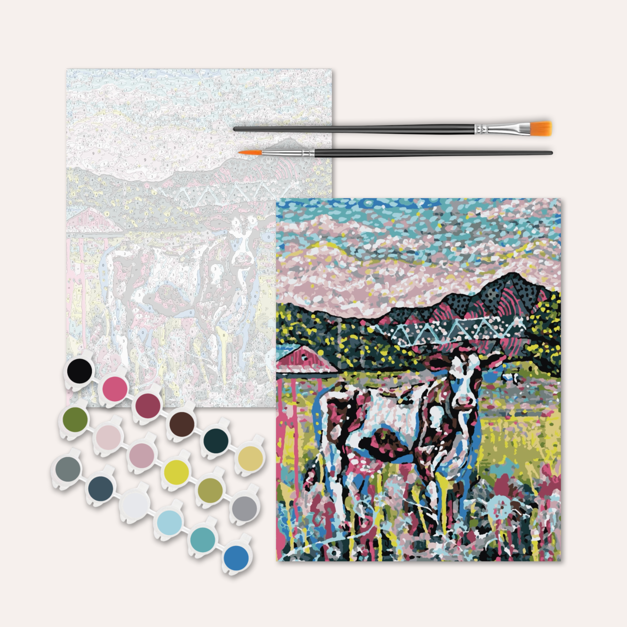 Cows On The Farm - Paint by Numbers Kit