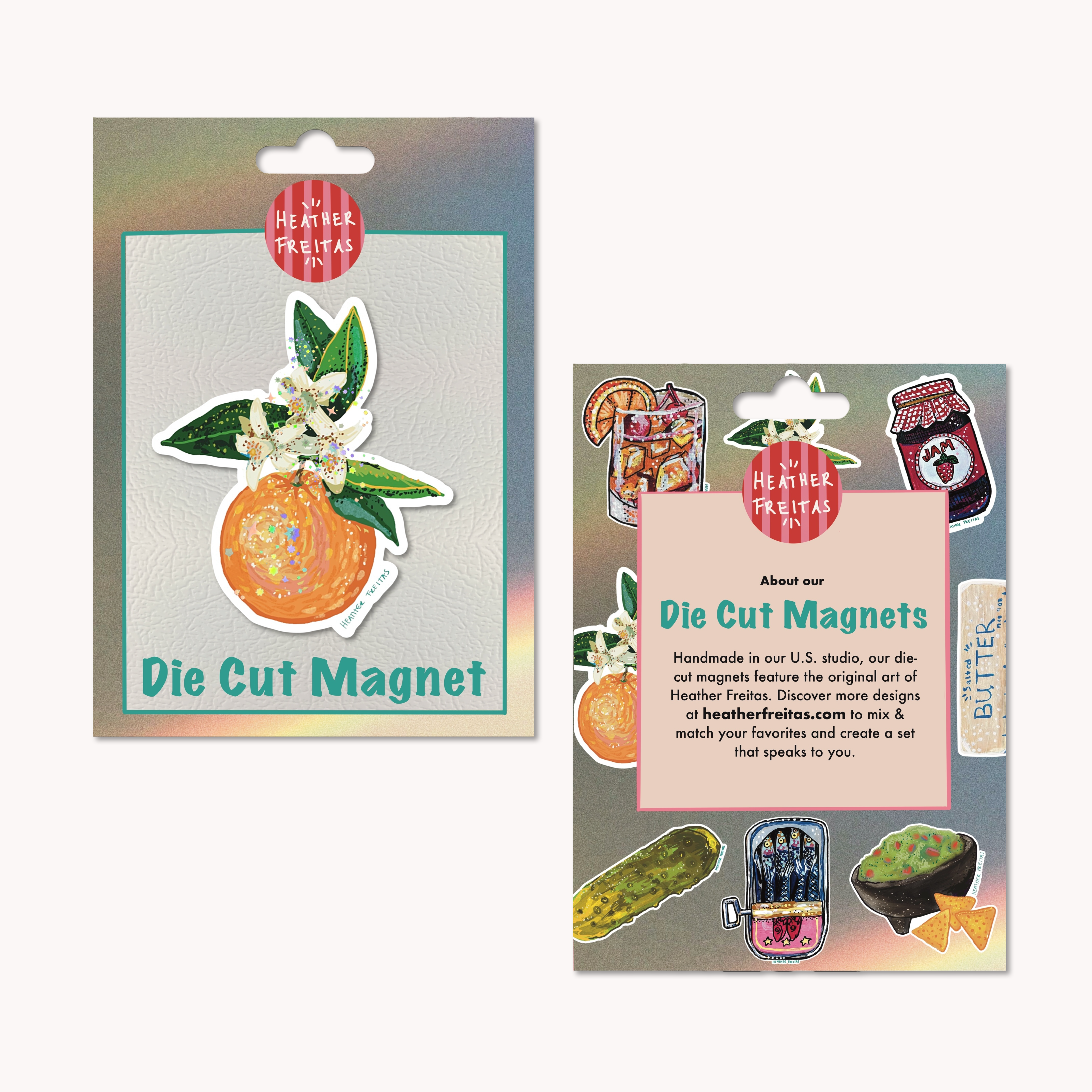 Orange Blossom Magnet ( Die-Cut )