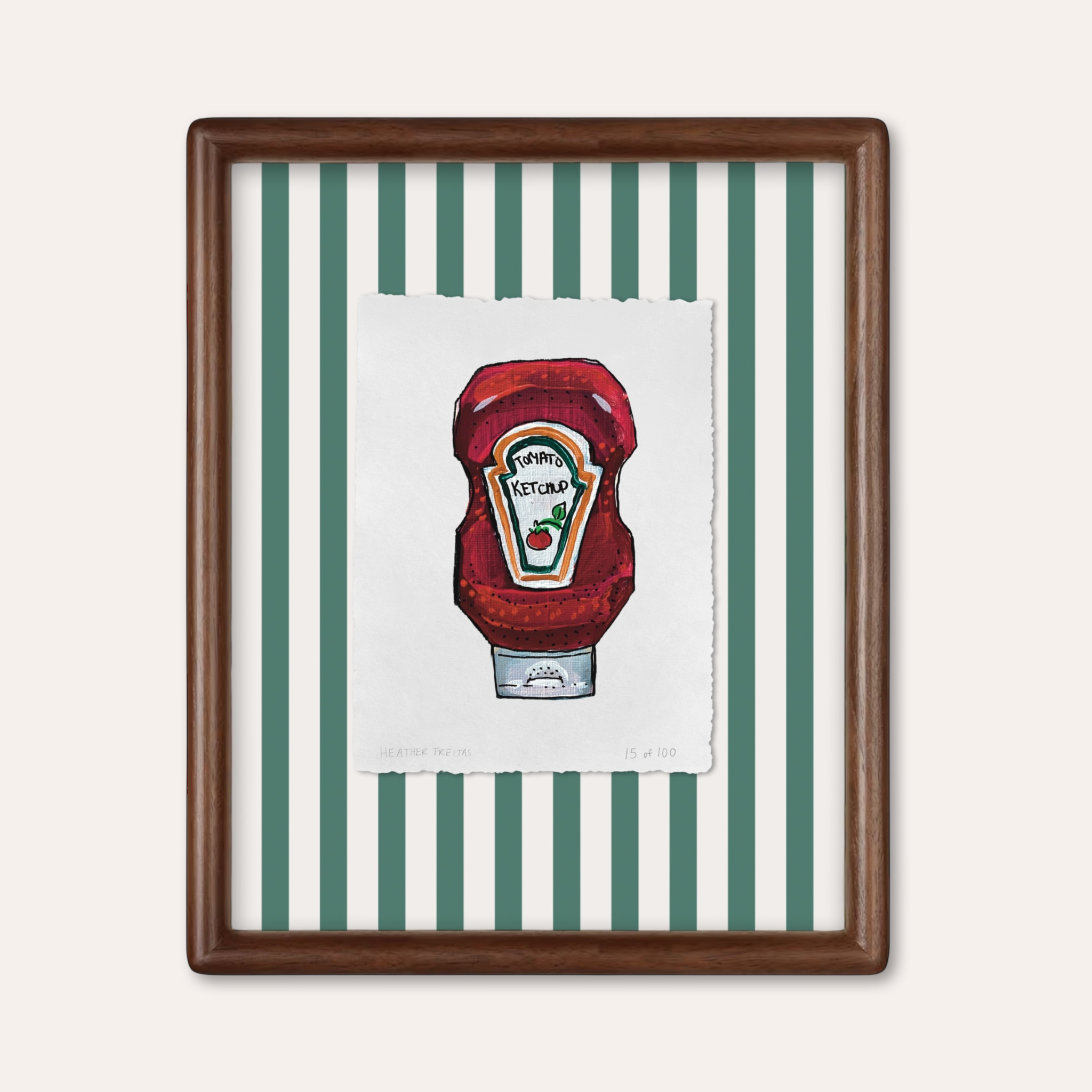 Ketchup Limited Edition Framed Print