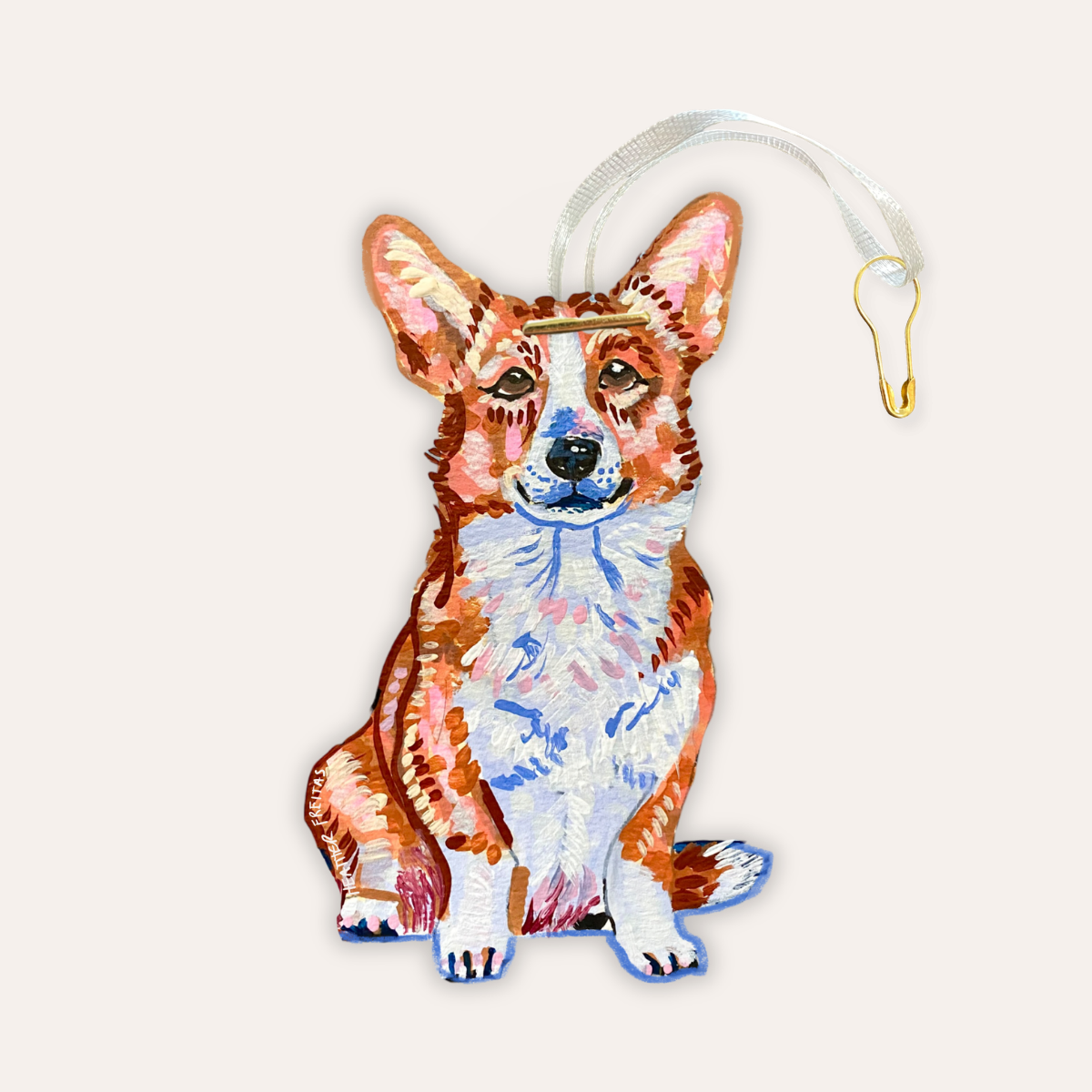 Corgi Dog Gift Tag