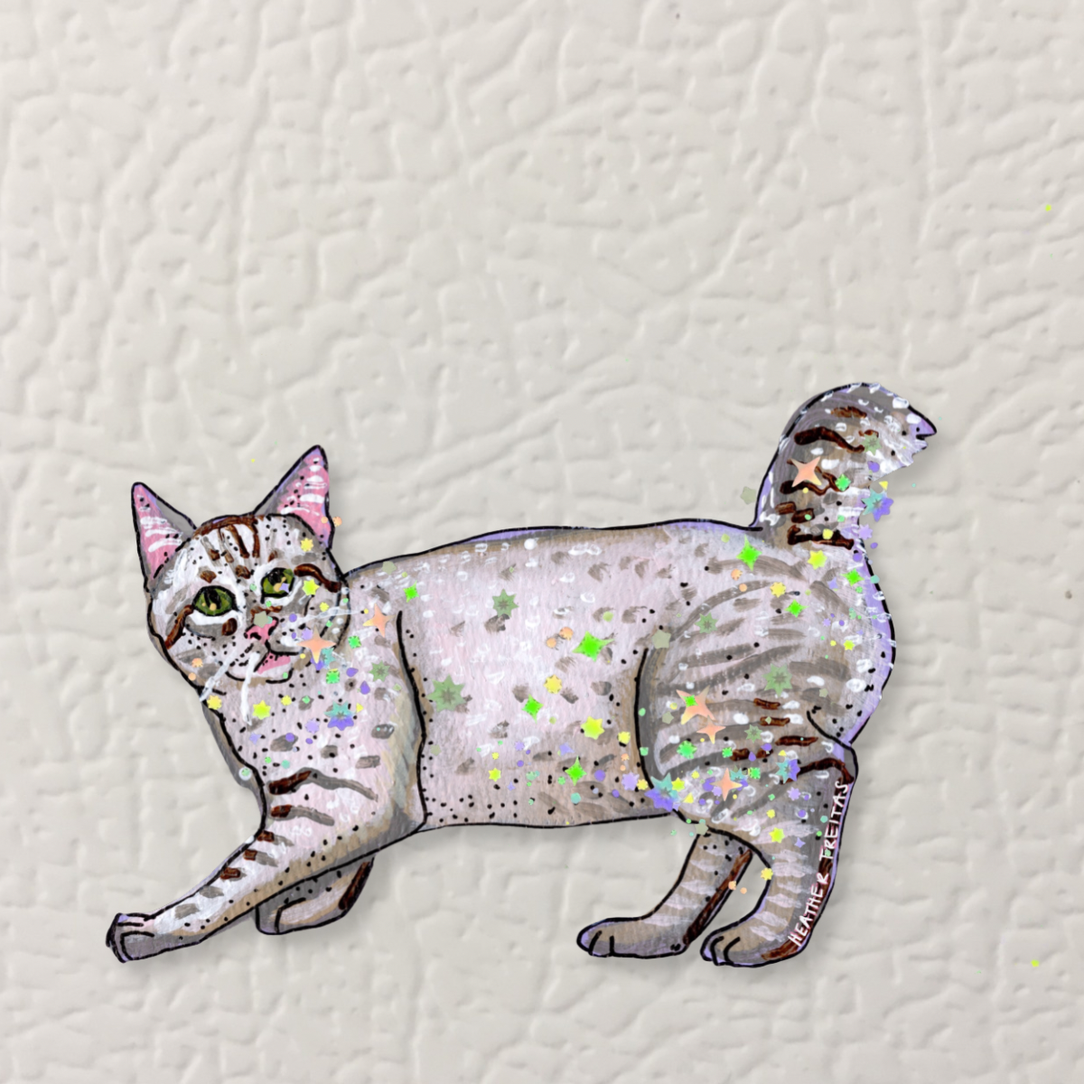 American Bobtail Cat Magnet ( Die-Cut )