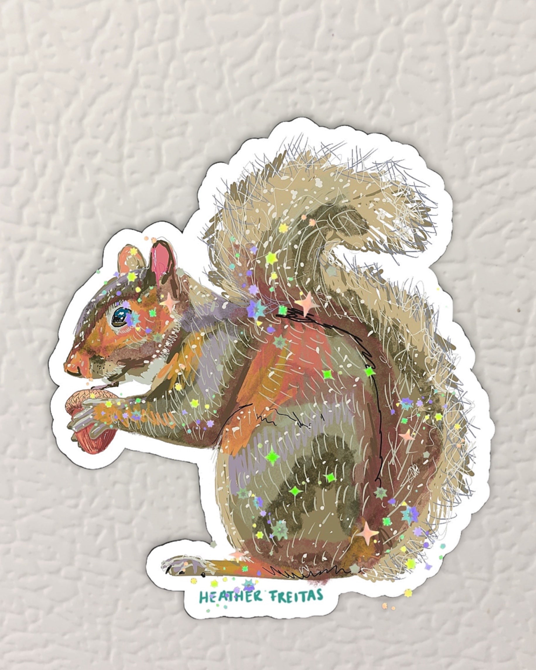 Squirrel Magnet ( Die-Cut )