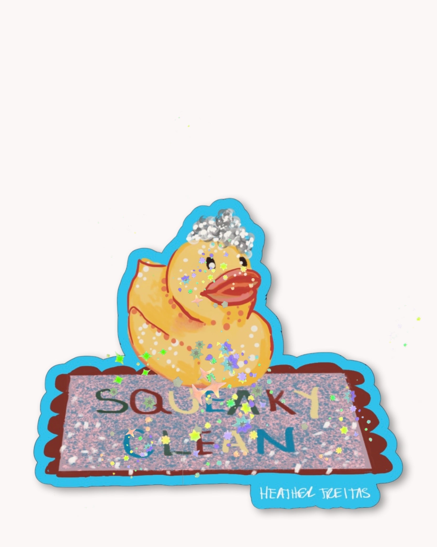 Squeaky Clean Sticker