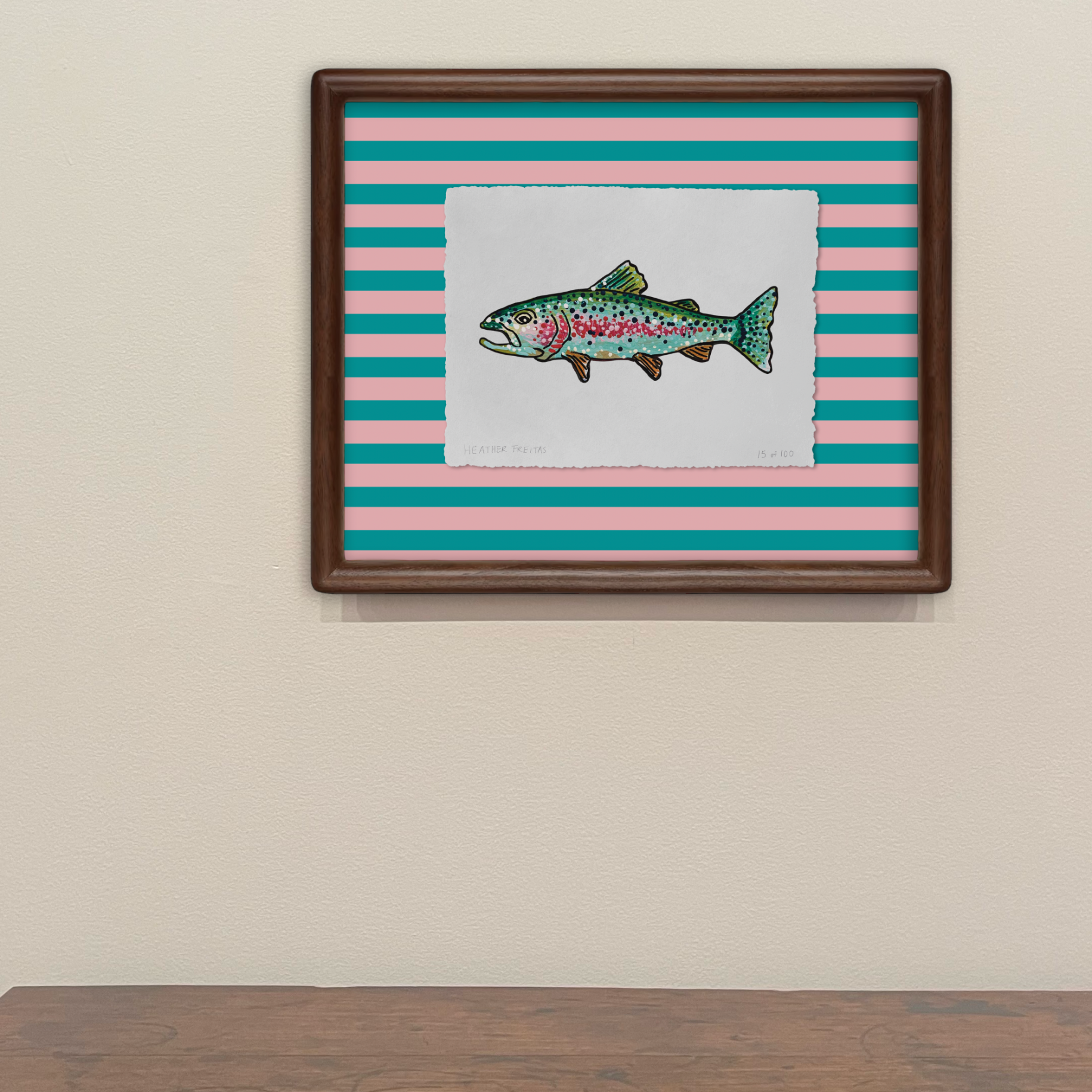 Trout Limited Edition Framed Print