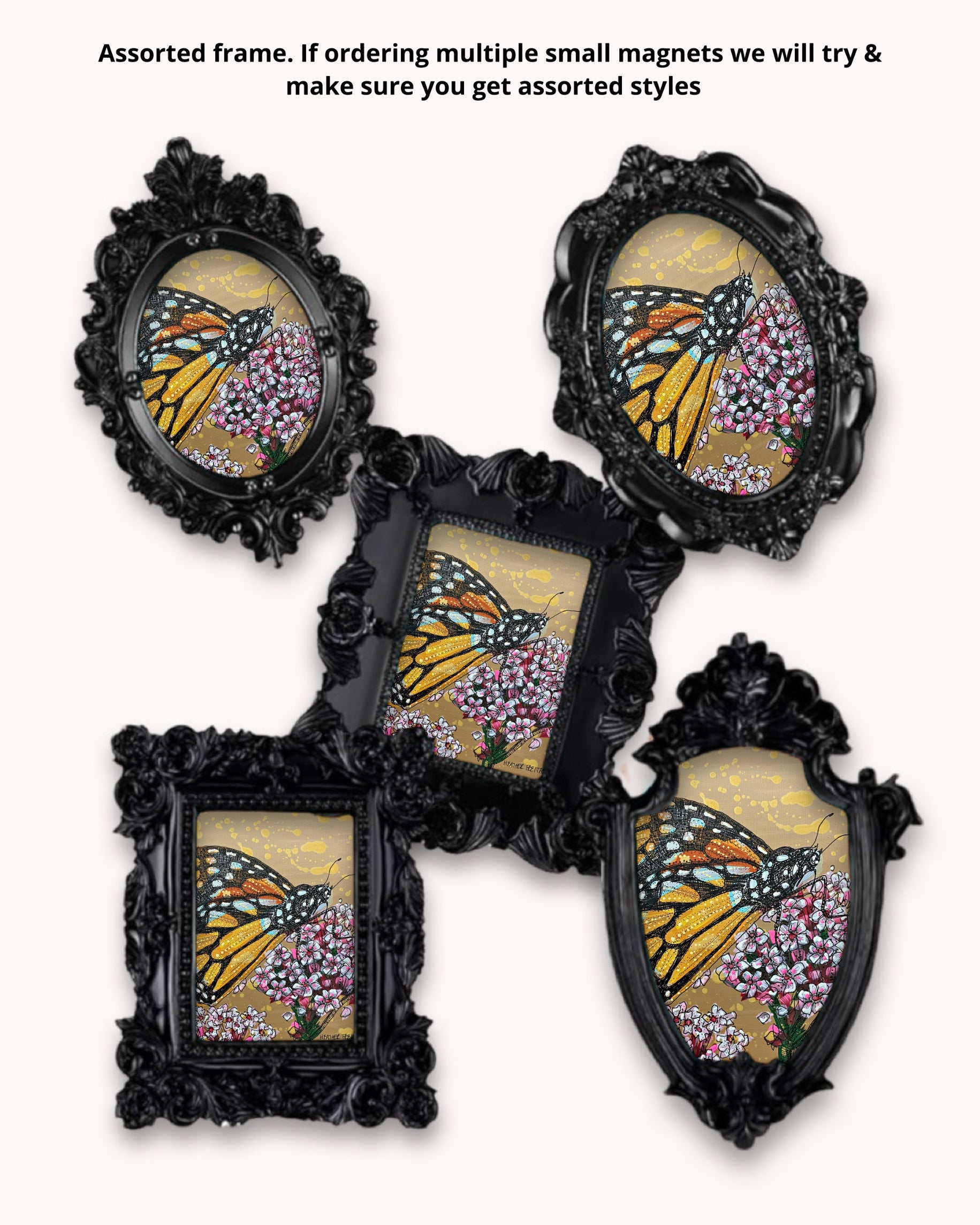Monarch Framed Magnet ( Small )
