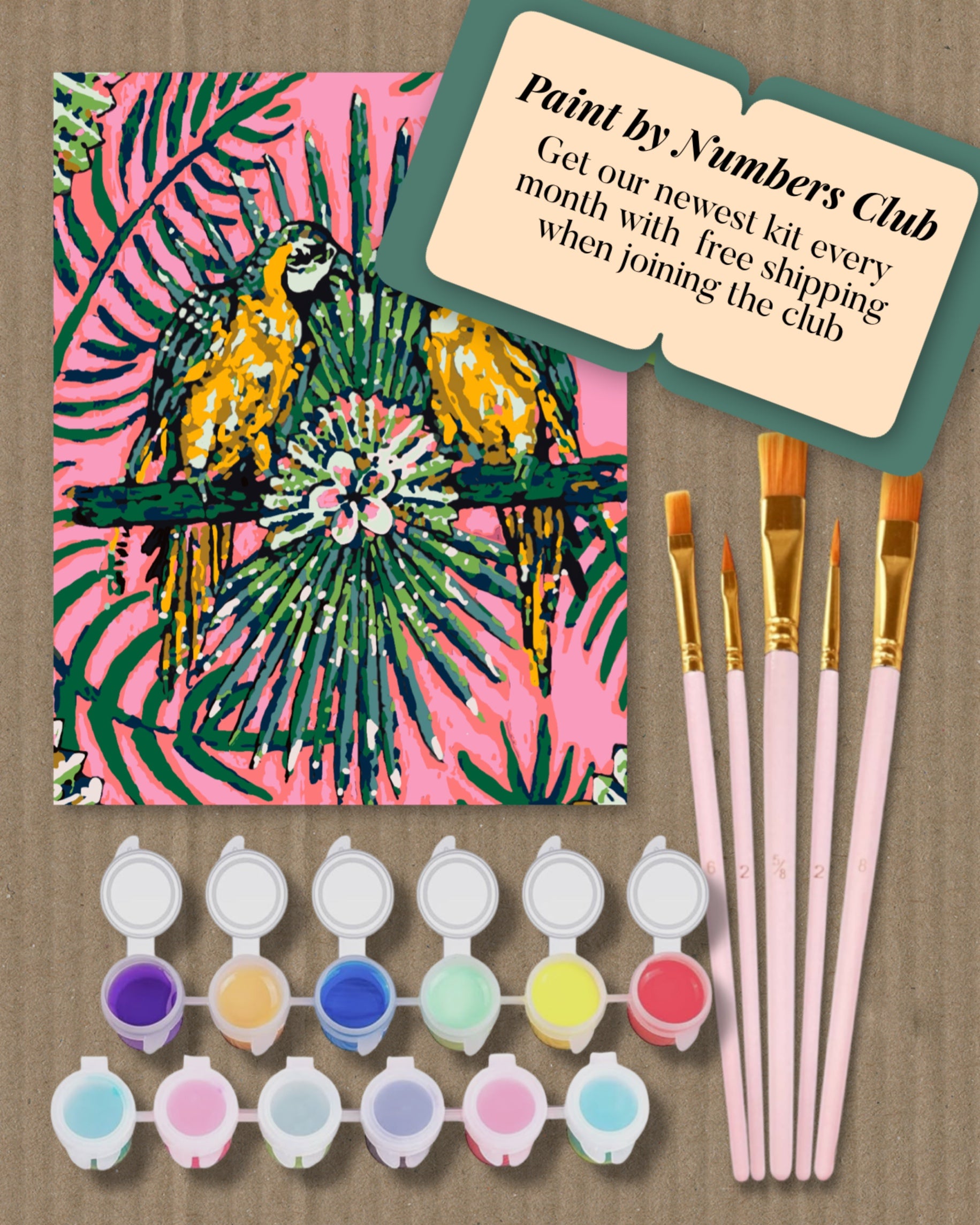 Fast Food - Paint by Numbers Kit