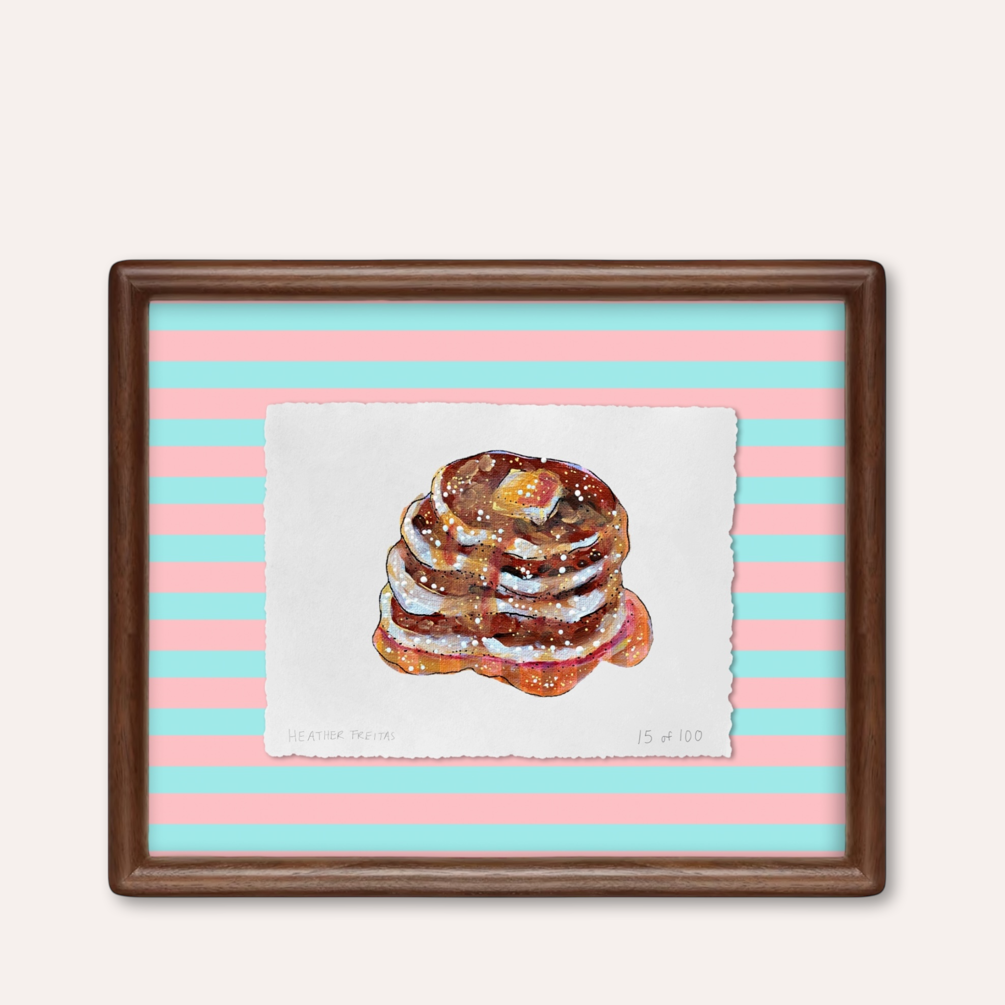 Pancakes Limited Edition Framed Print