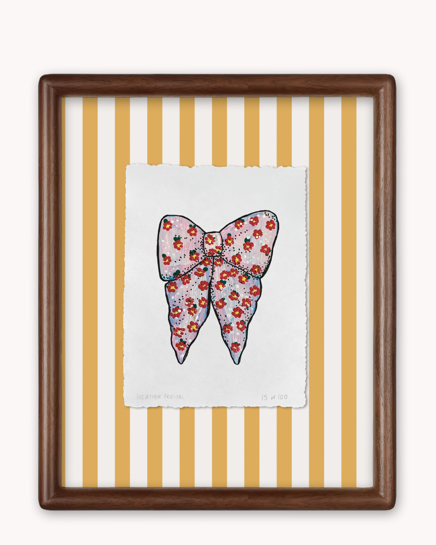 Pink Ribbon Limited Edition Framed Print