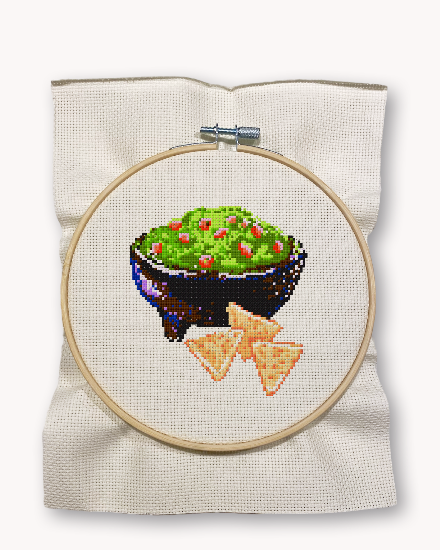 Guacamole Cross Stitch Kit ( LG 5 inch )