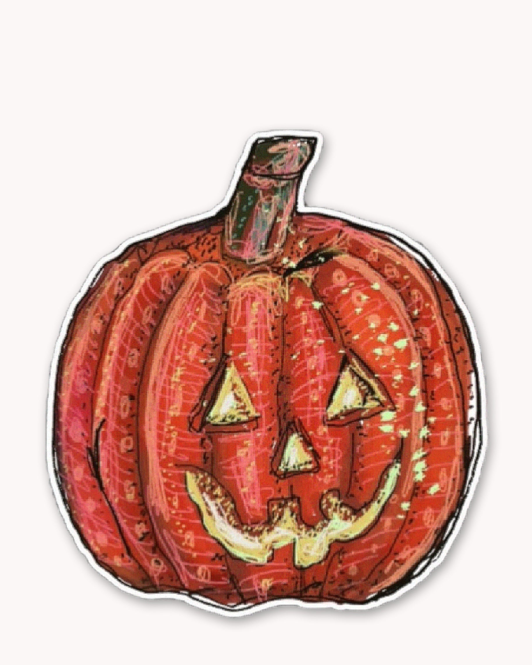 Jack-O’-Lantern Sticker