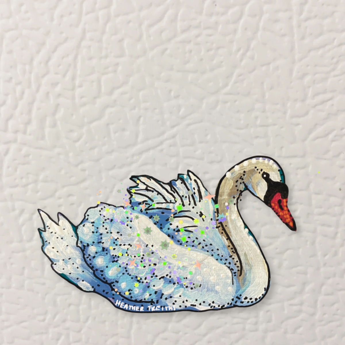Swan Magnet ( Die-Cut )