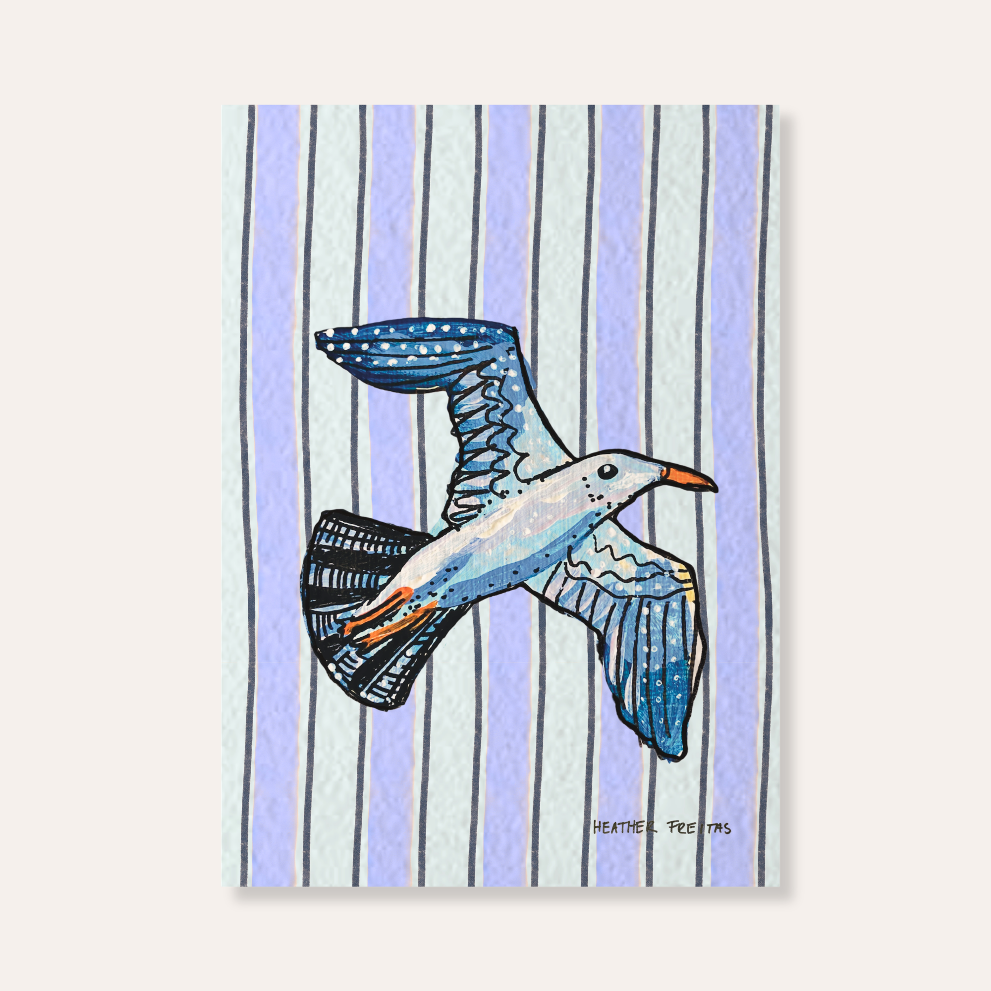 Seagull Mini Fine Art Print
