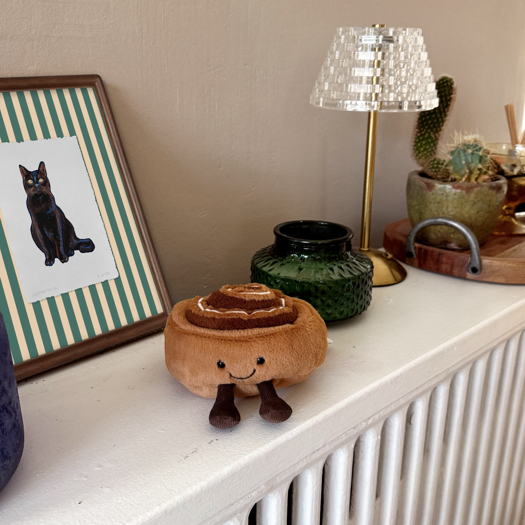 Black Kitty Limited Edition Framed Print