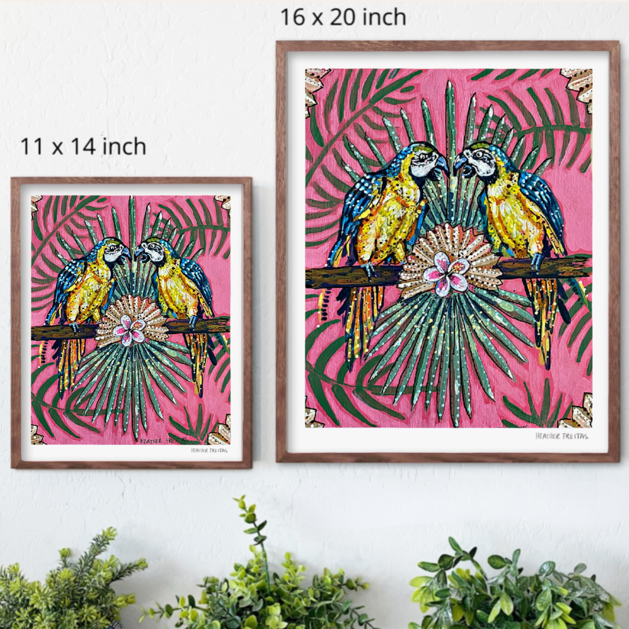 Parrot Paradise Fine Art Print