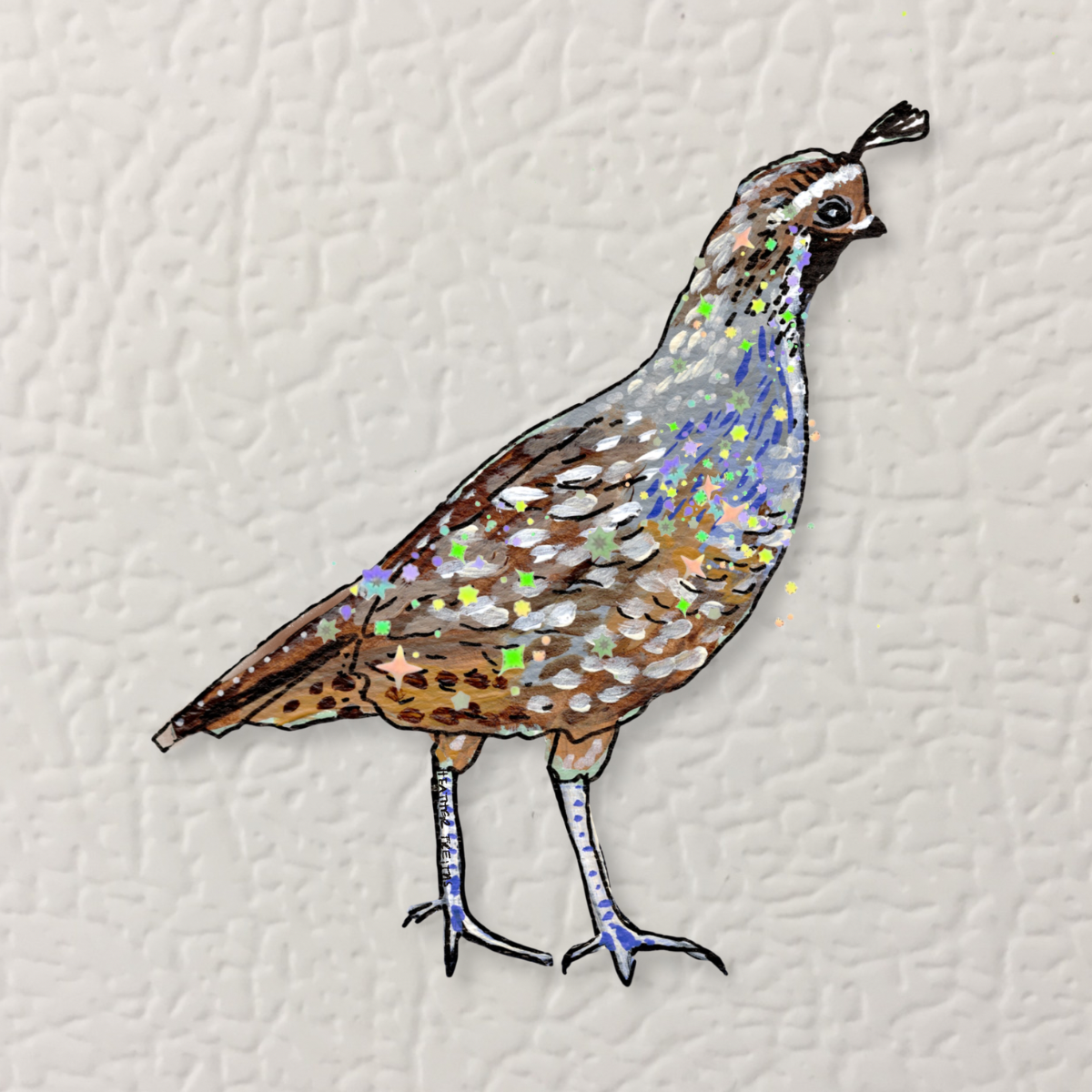 Quail Magnet ( Die-Cut )