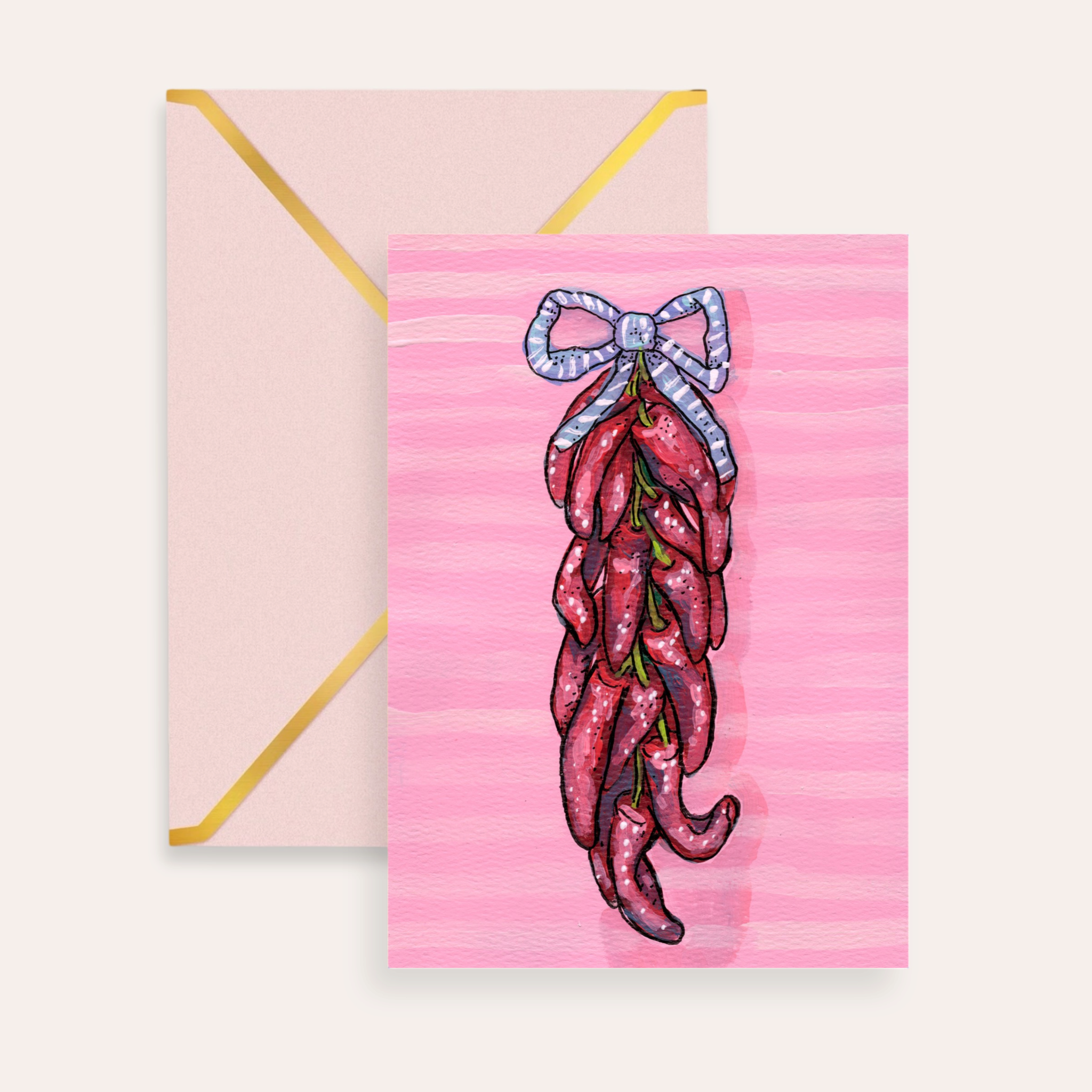 Dried Chili Fine Art Greeting Card