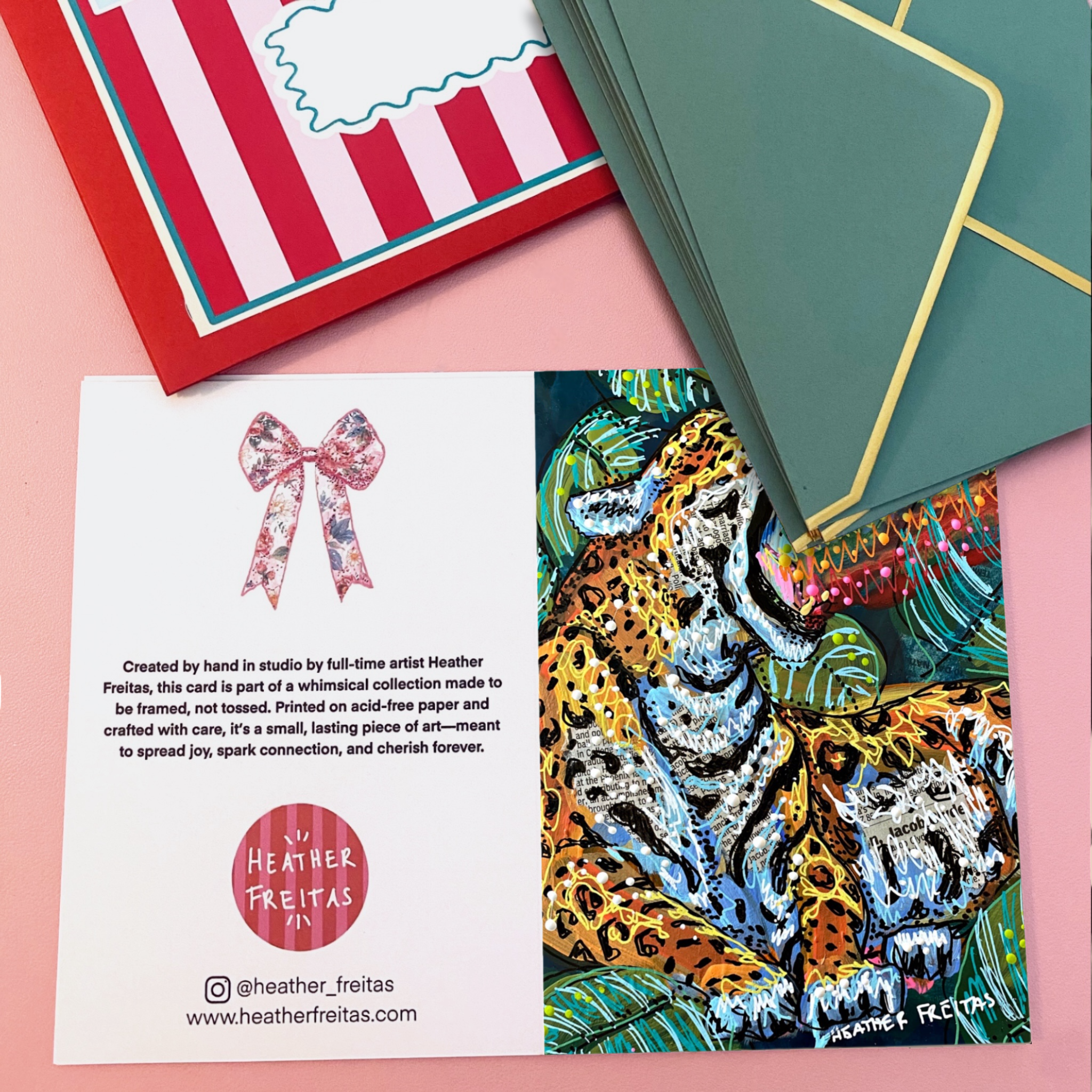 Rainbow Jag - Greeting Card / Fine Art Print