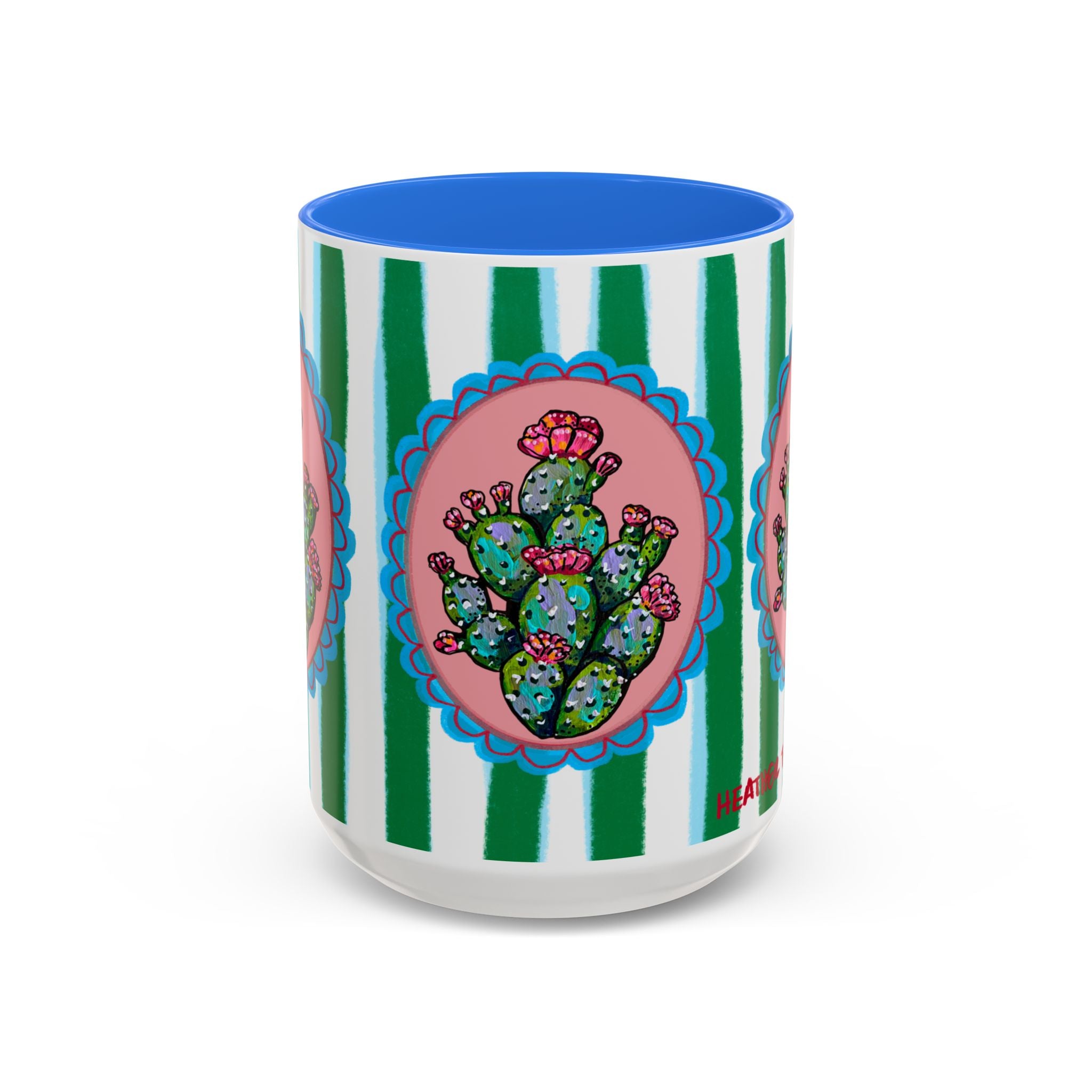 Prickly Pear Cactus Coffee Mug 15oz