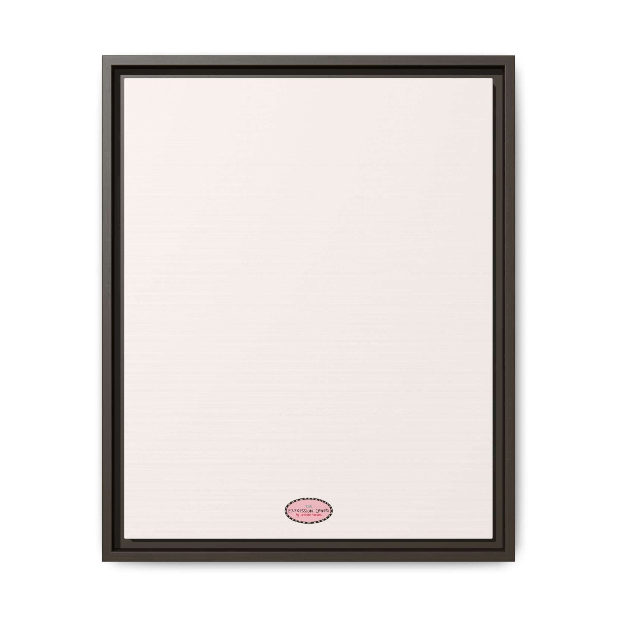 Fog Expressions Framed Canvas Print