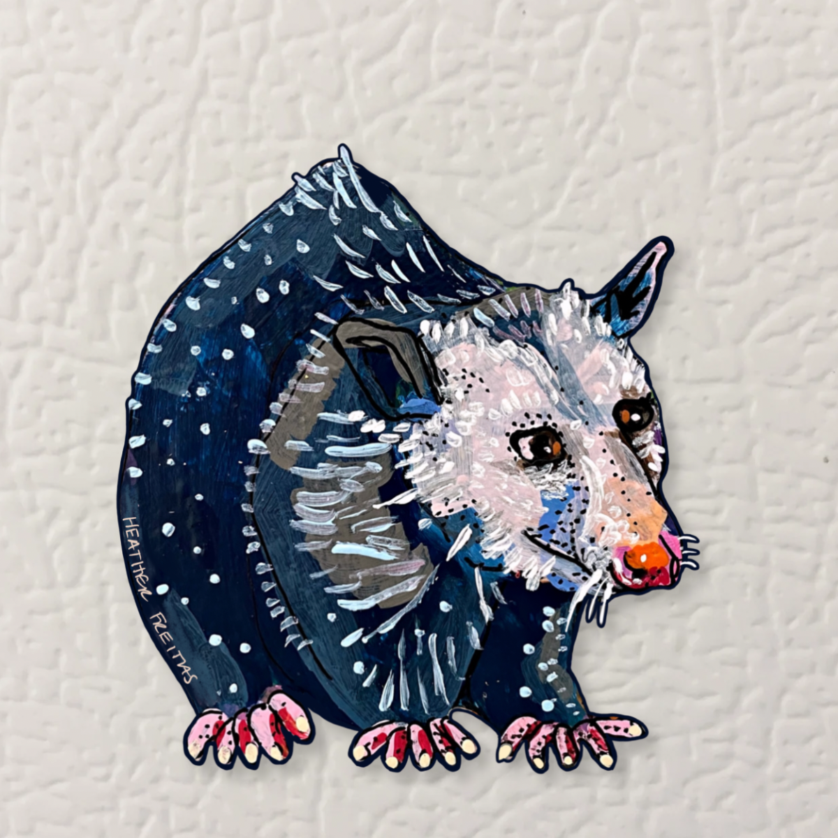 Opossum Magnet ( Die-Cut )