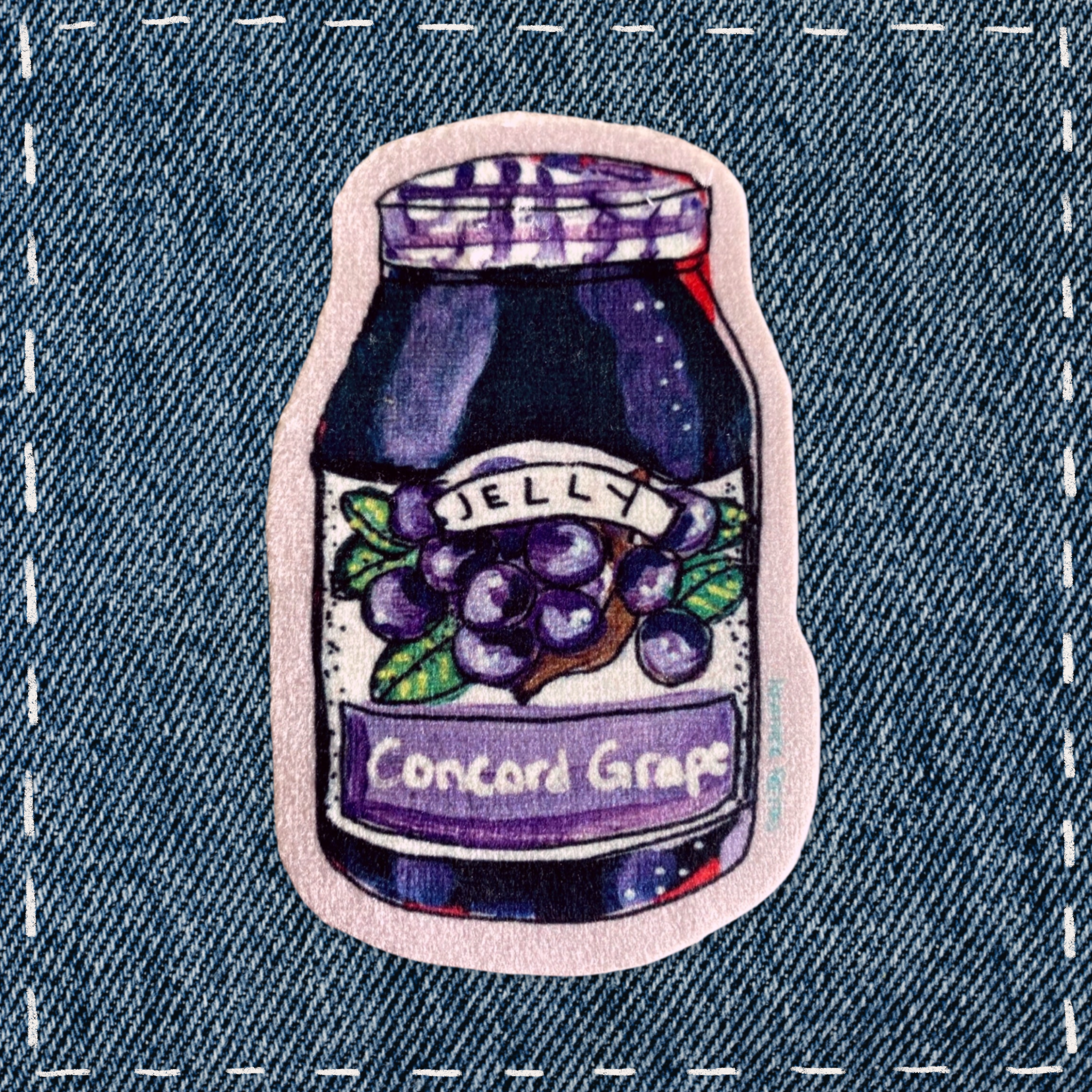 Grape Jelly - Sew On Velveteen Patch