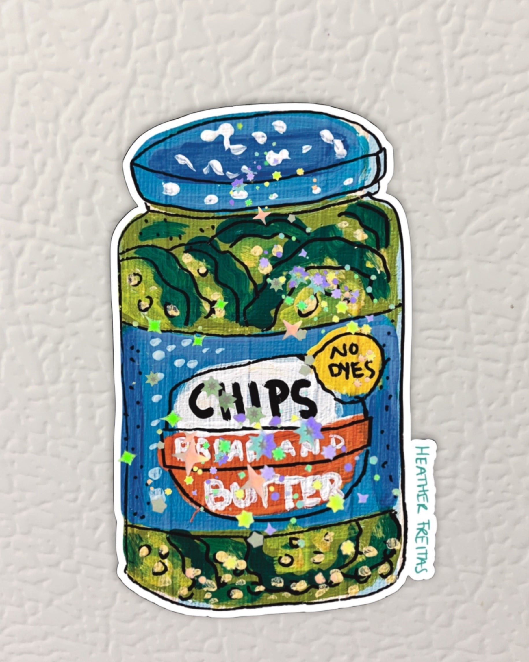 Bread & Butter Pickles Magnet ( Die-Cut )
