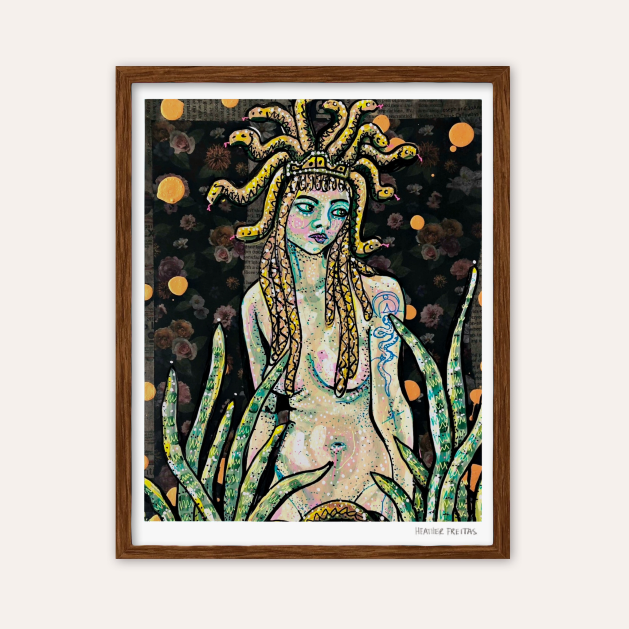 Medusa & The Sea Snake Fine Art Print