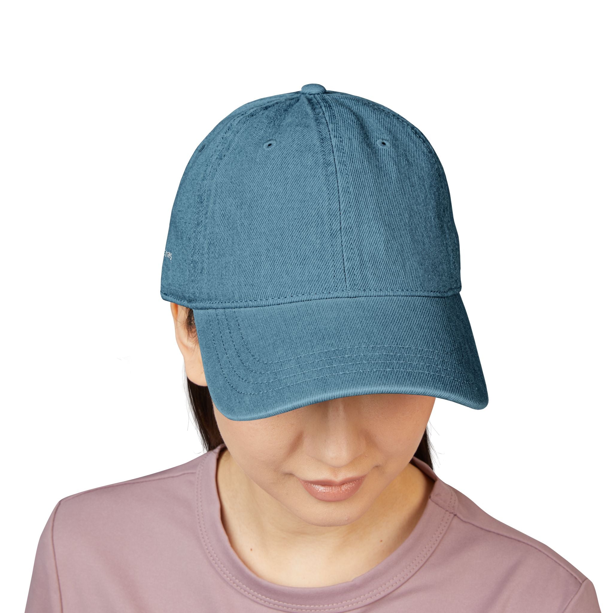 Expressions Denim Embroidered Baseball Hat ( Recommended For Kits 3 inches & Smaller )