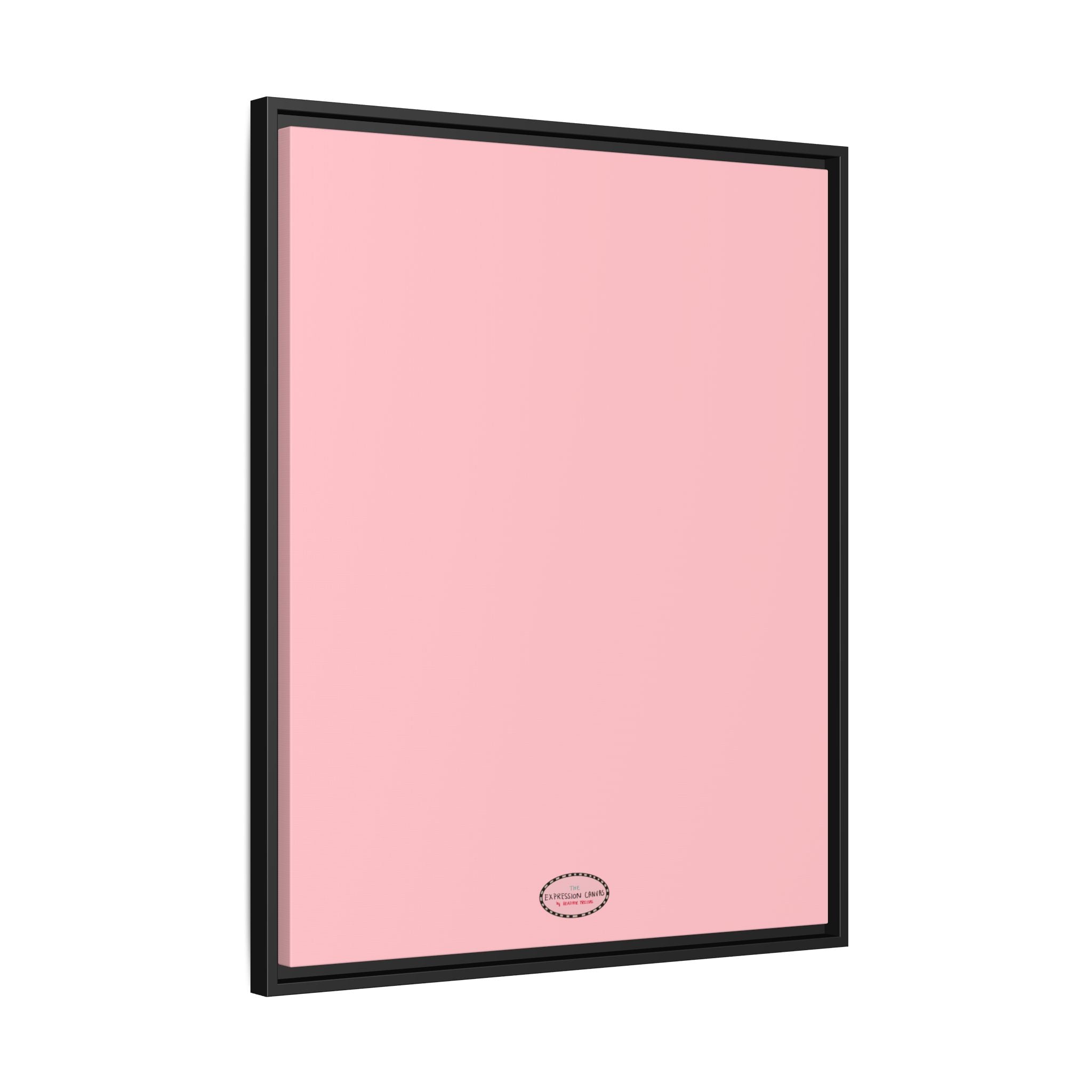Pink Expressions Framed Canvas Print