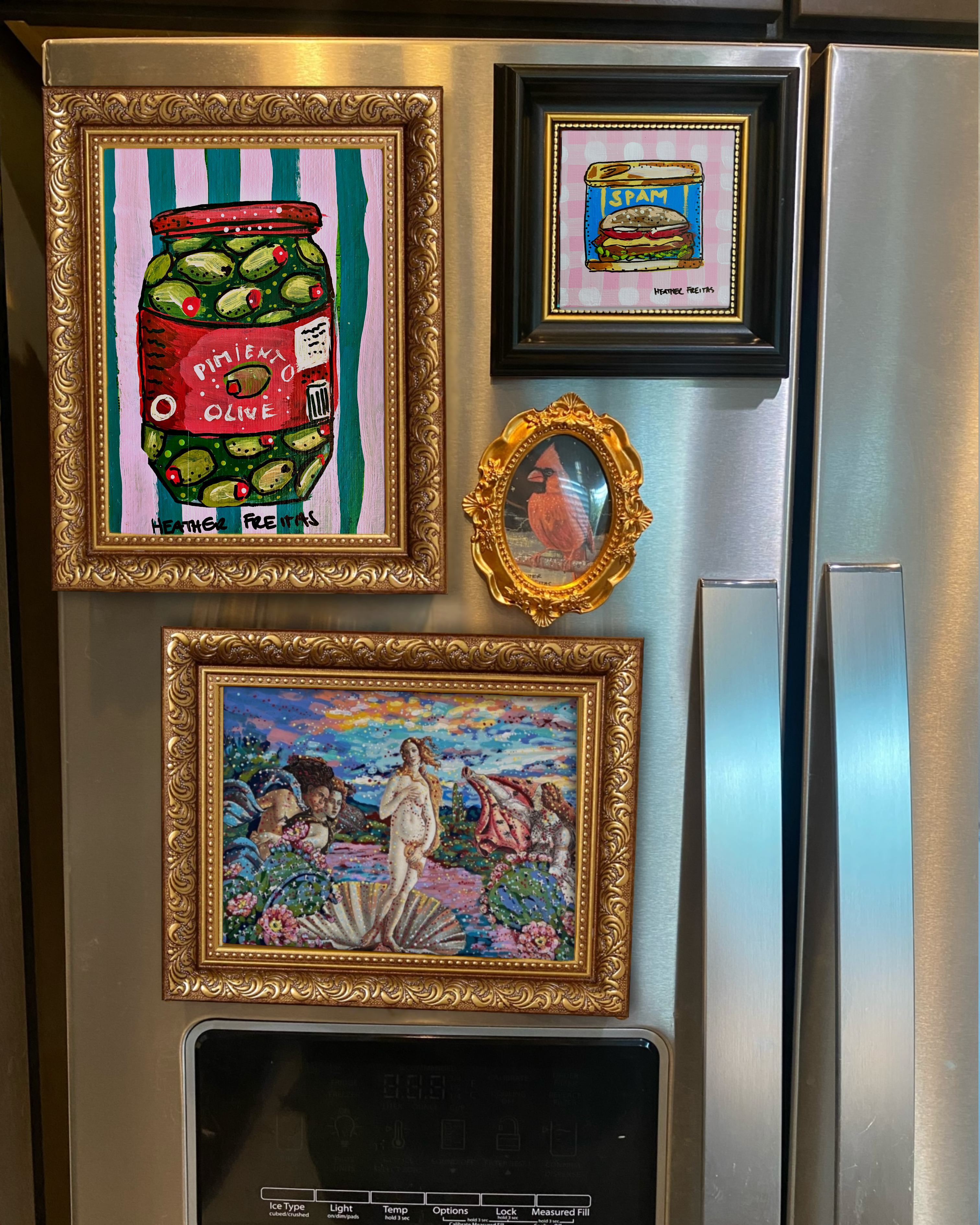 Olives Fine Art Magnet ( Large )