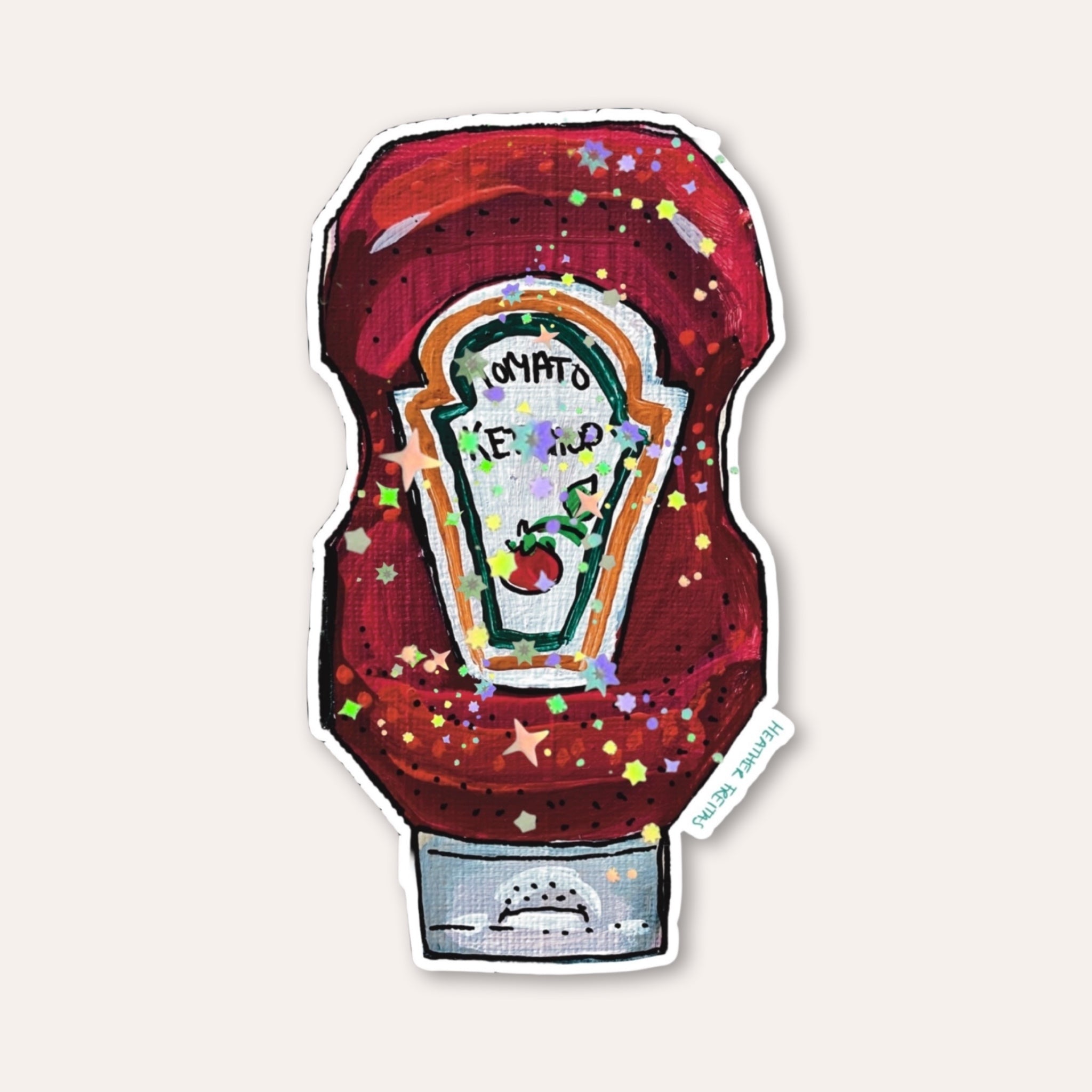 Ketchup Sticker