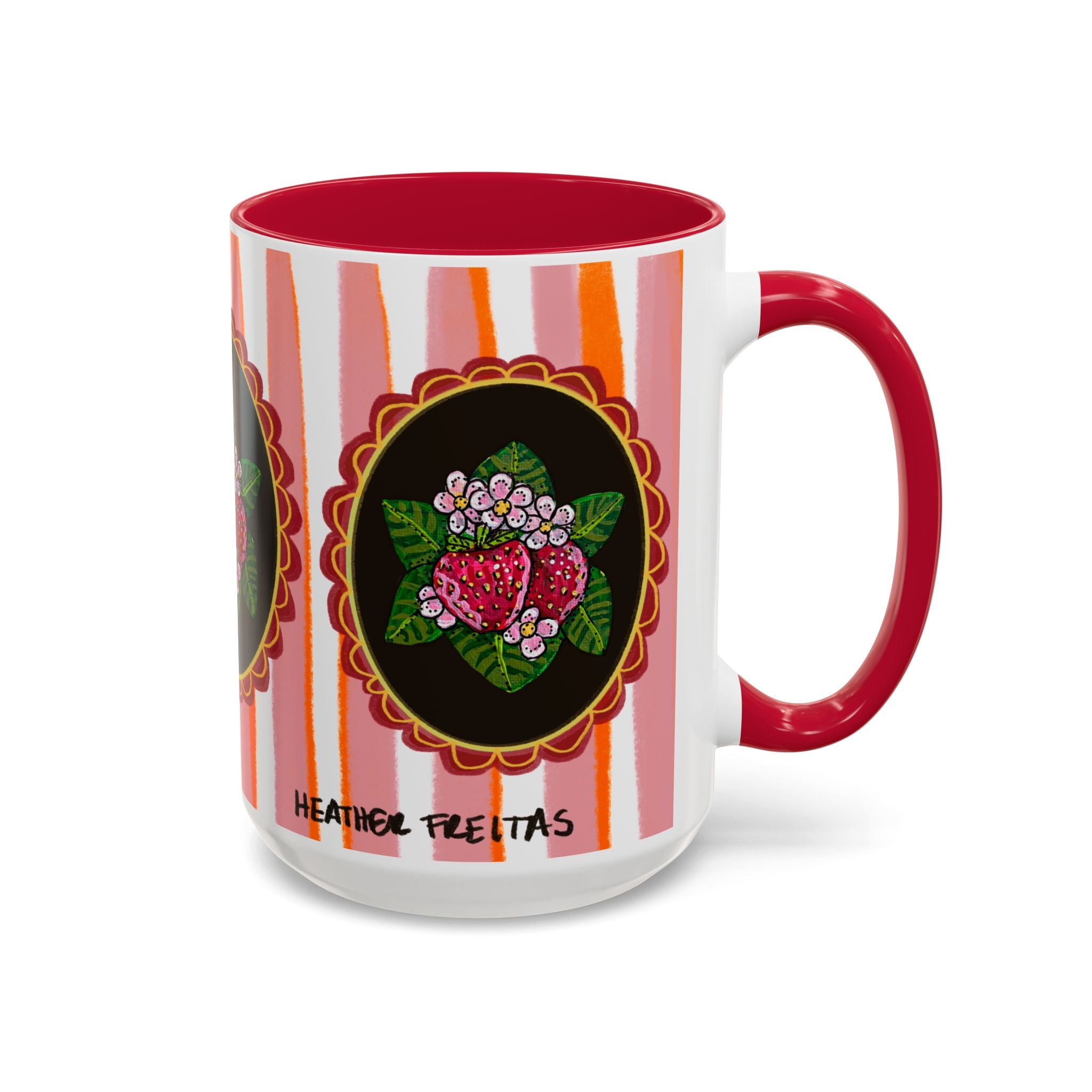 Strawberry Coffee Mug 15oz