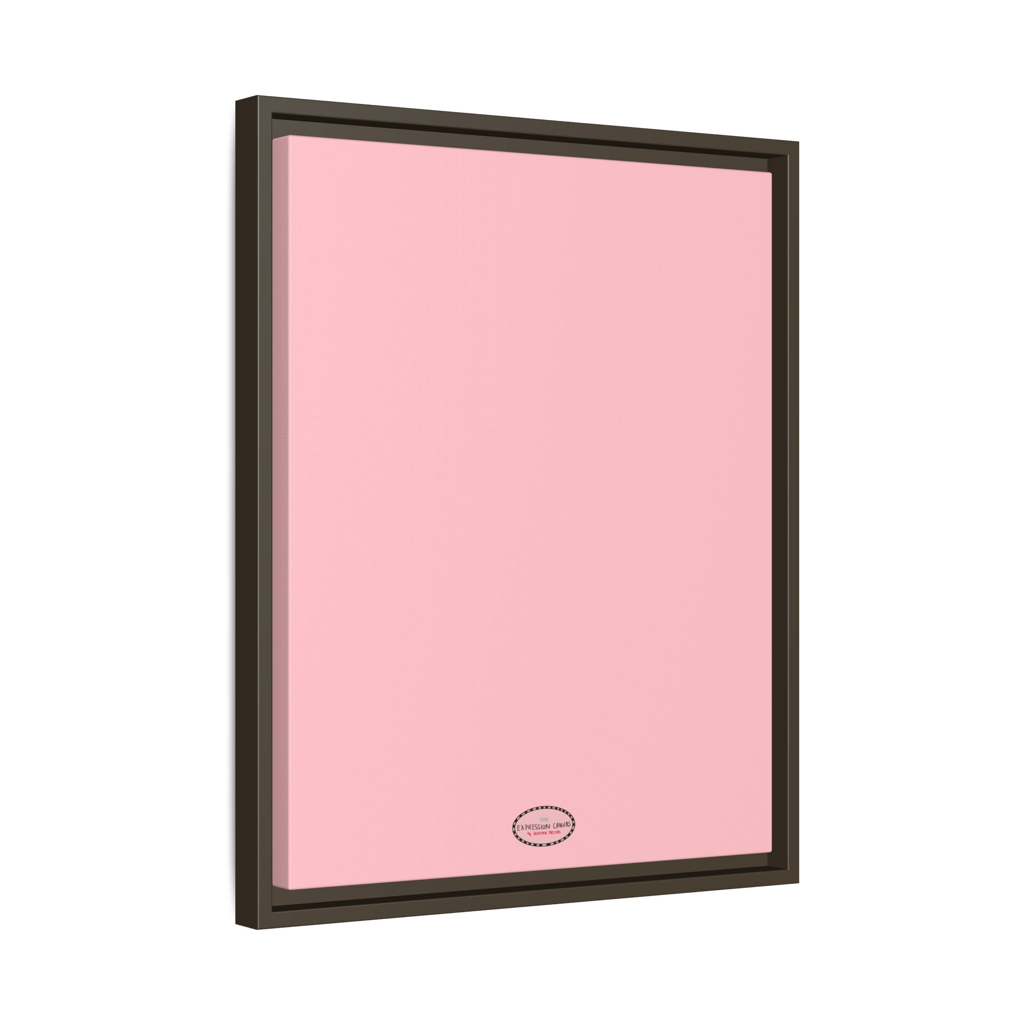 Pink Expressions Framed Canvas Print