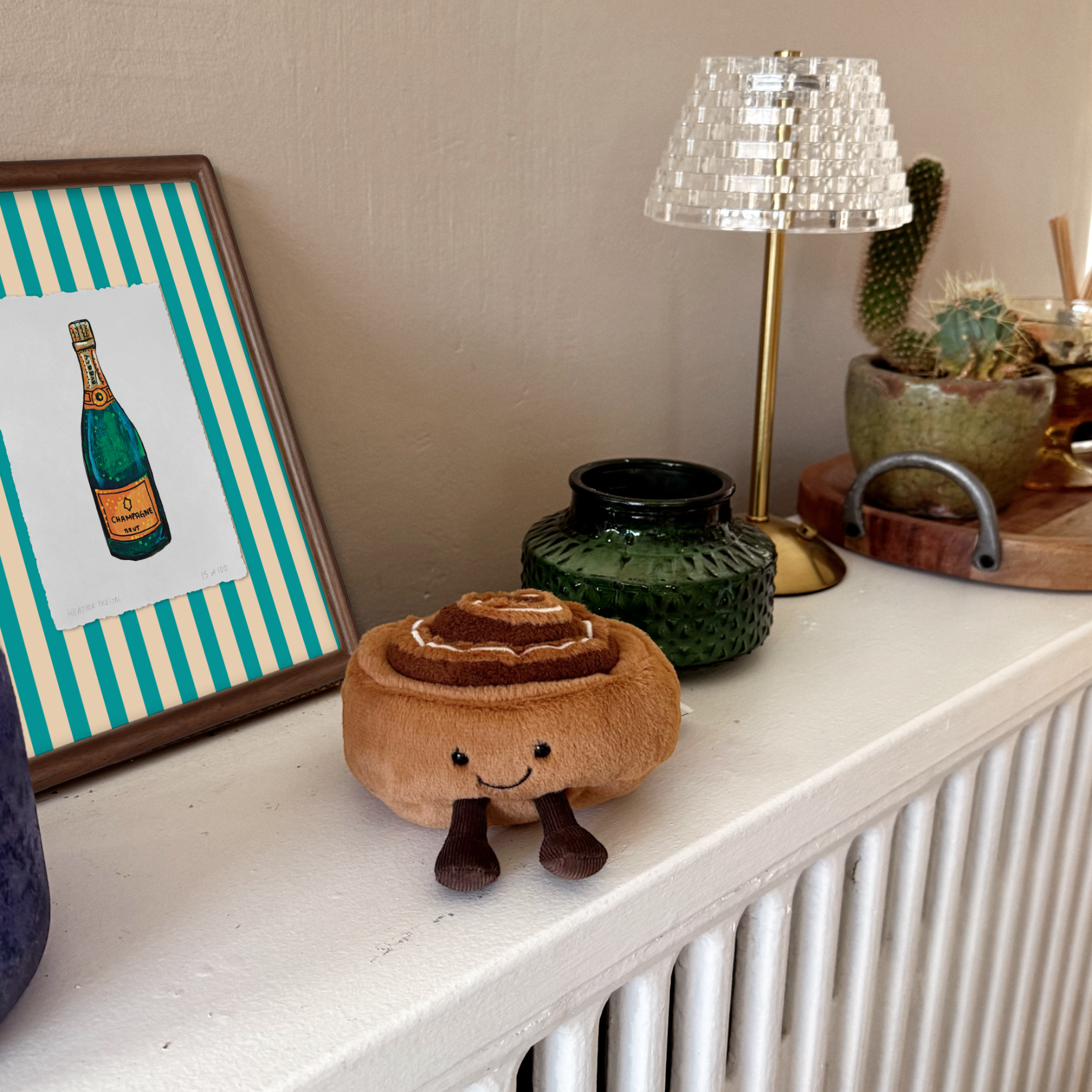 Champagne Limited Edition Framed Print