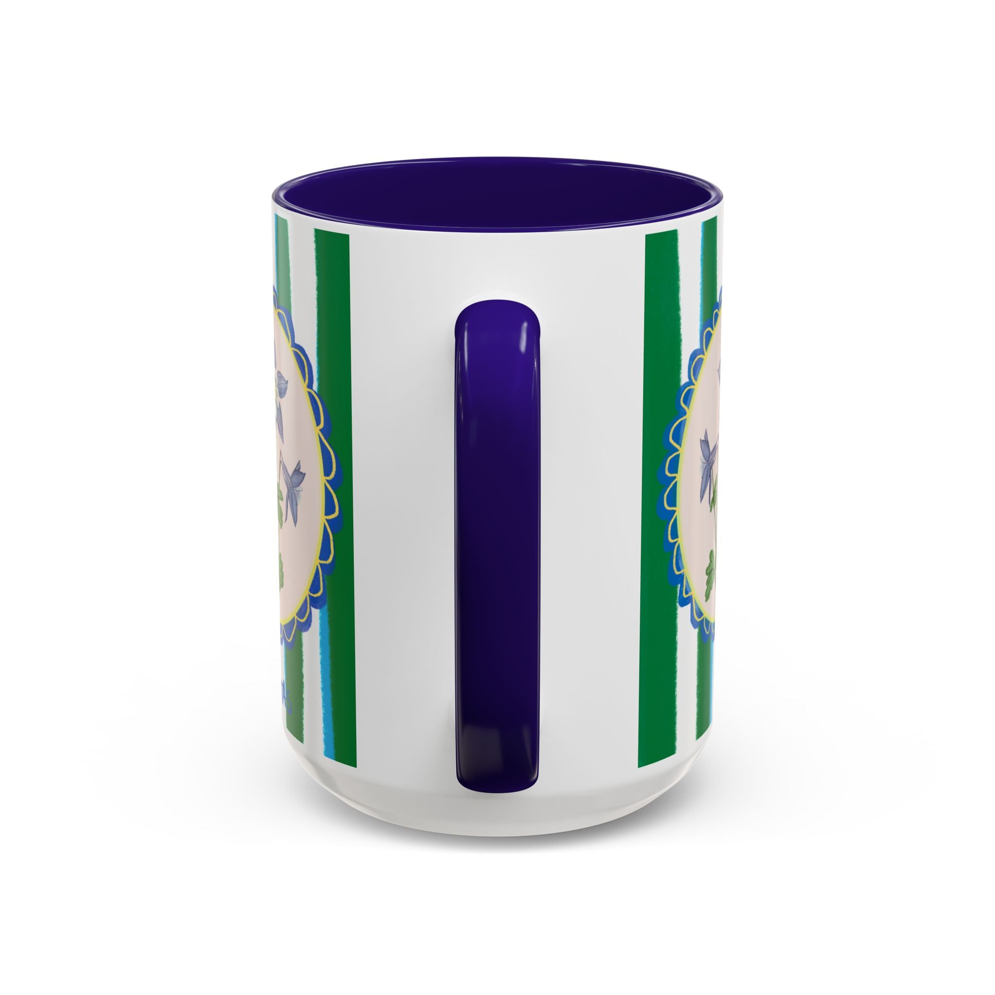 Blue Columbine Coffee Mug 15oz