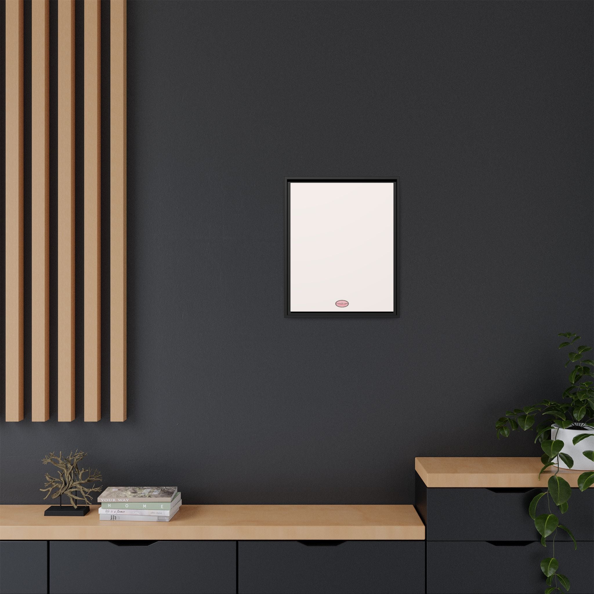 Fog Expressions Framed Canvas Print