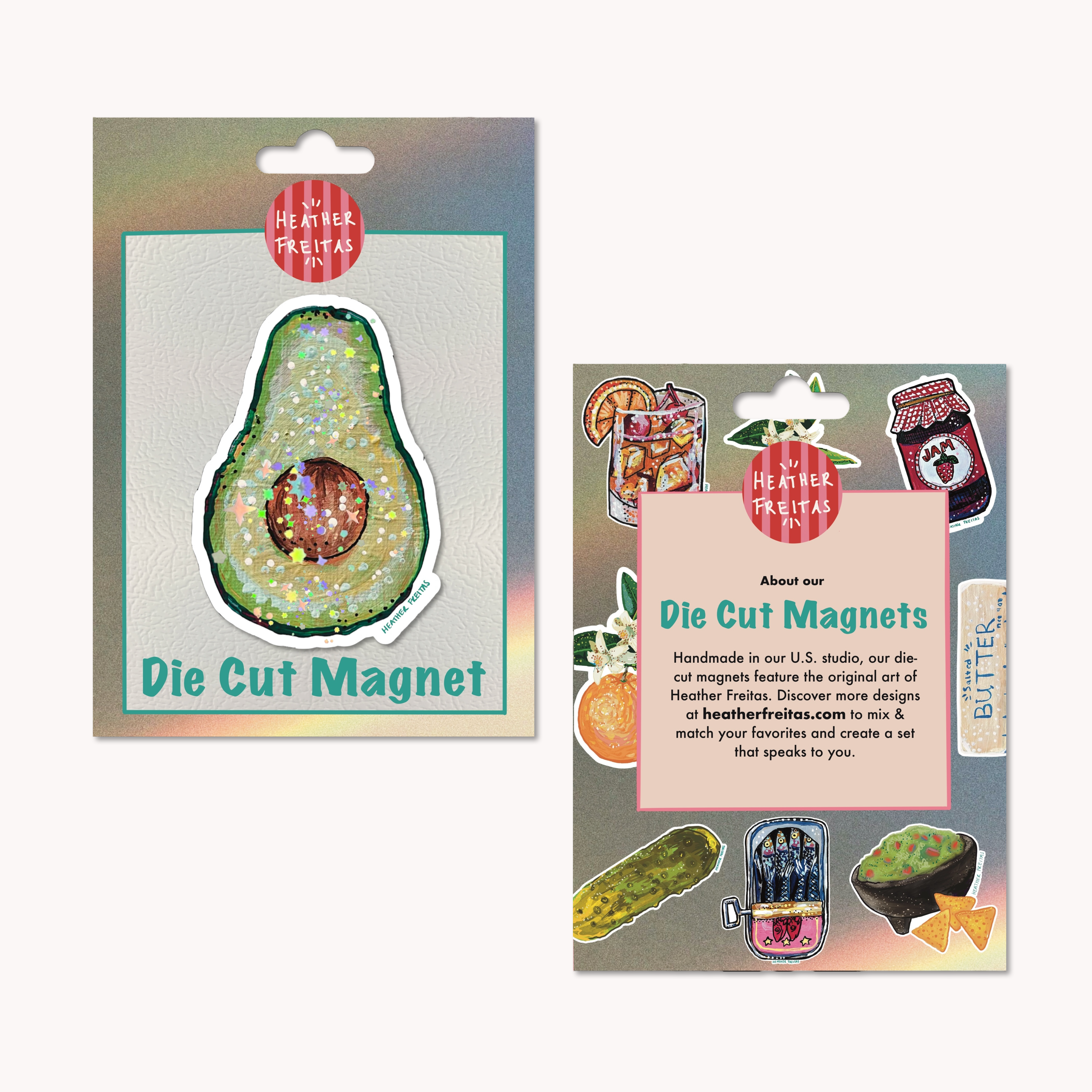 Avocado Magnet ( Die-Cut )
