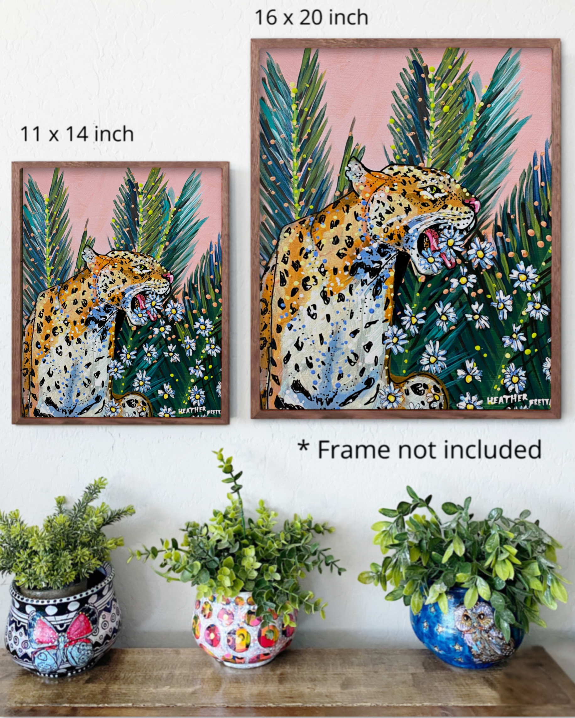 Jaguar Daisy Print