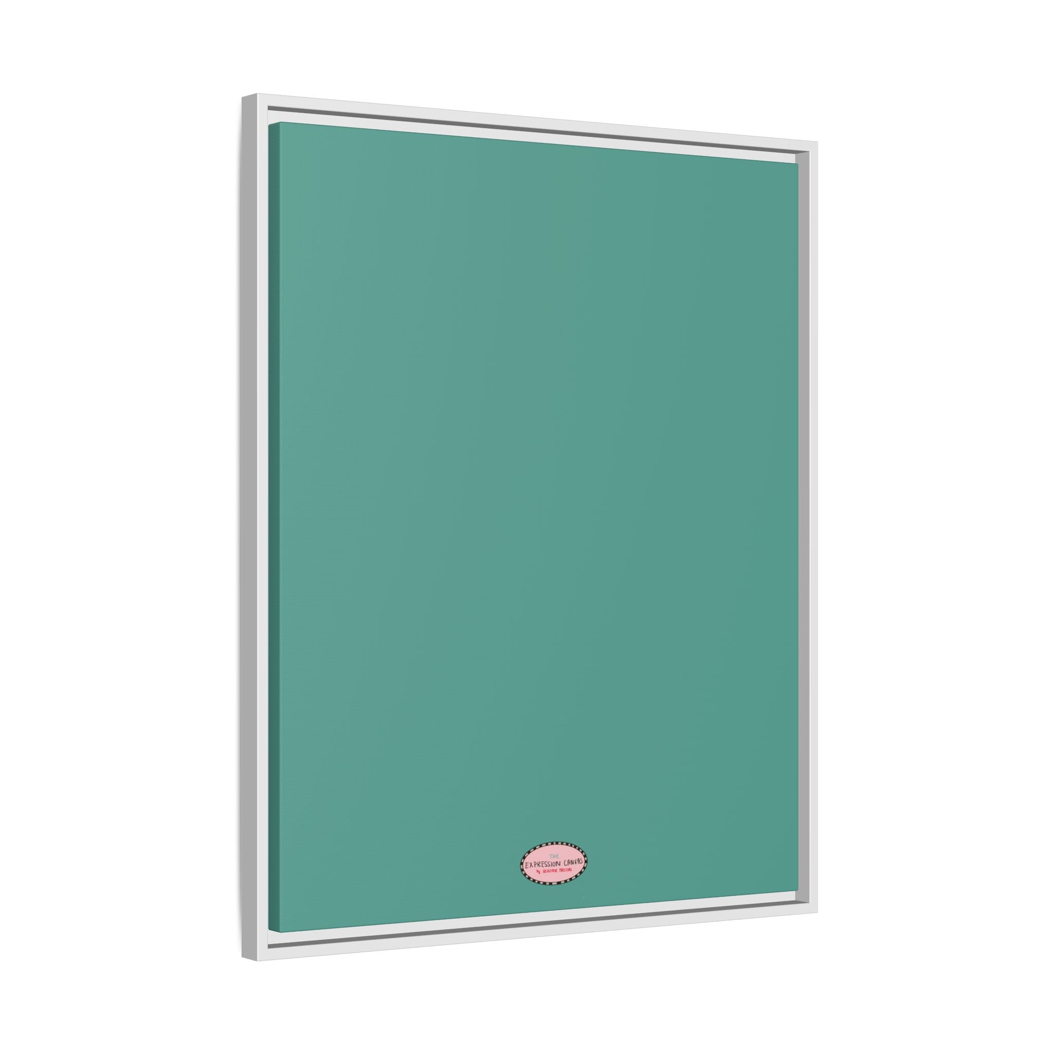 Moss Expressions Framed Canvas Print