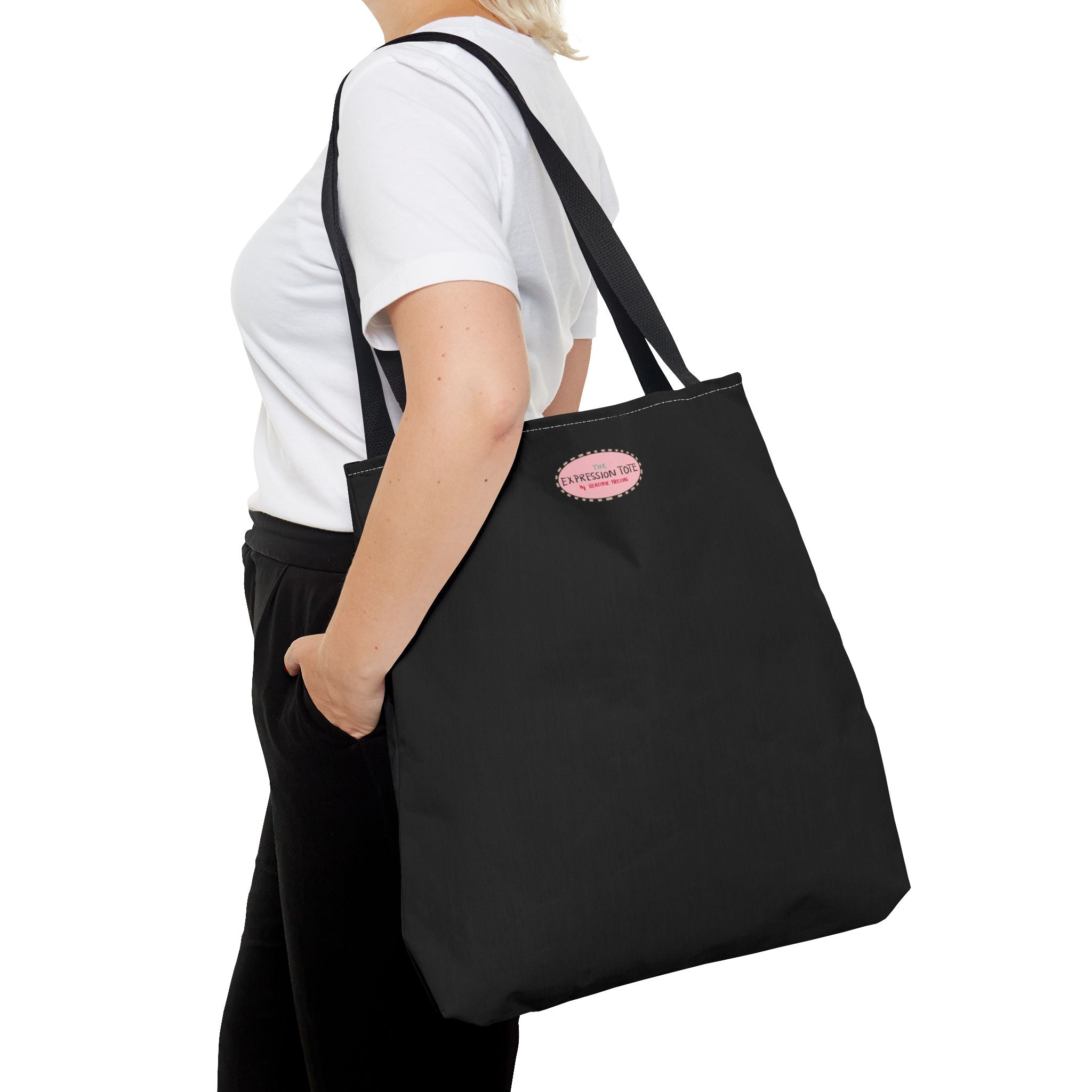 Black Basic Tote ( Unlined )
