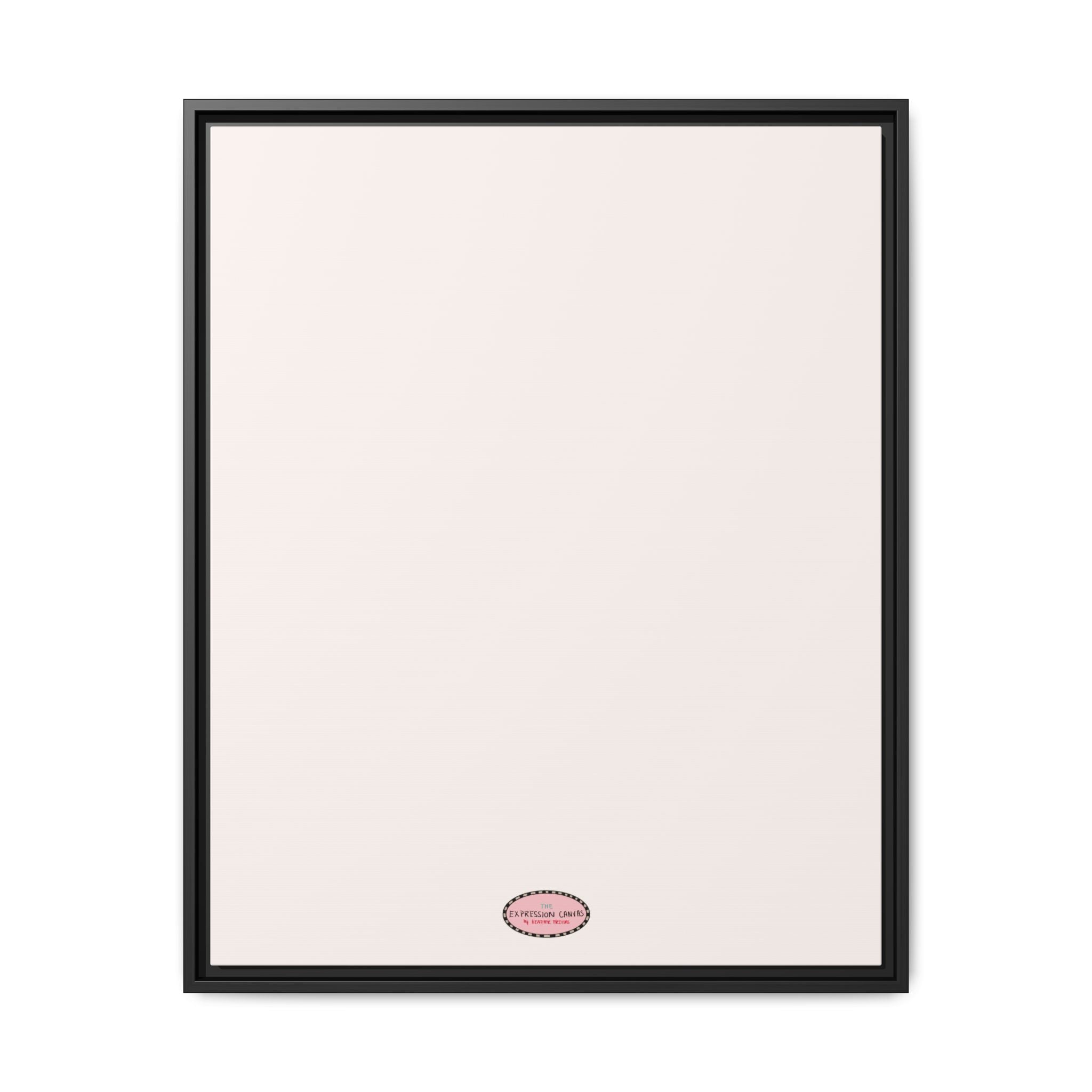 Fog Expressions Framed Canvas Print