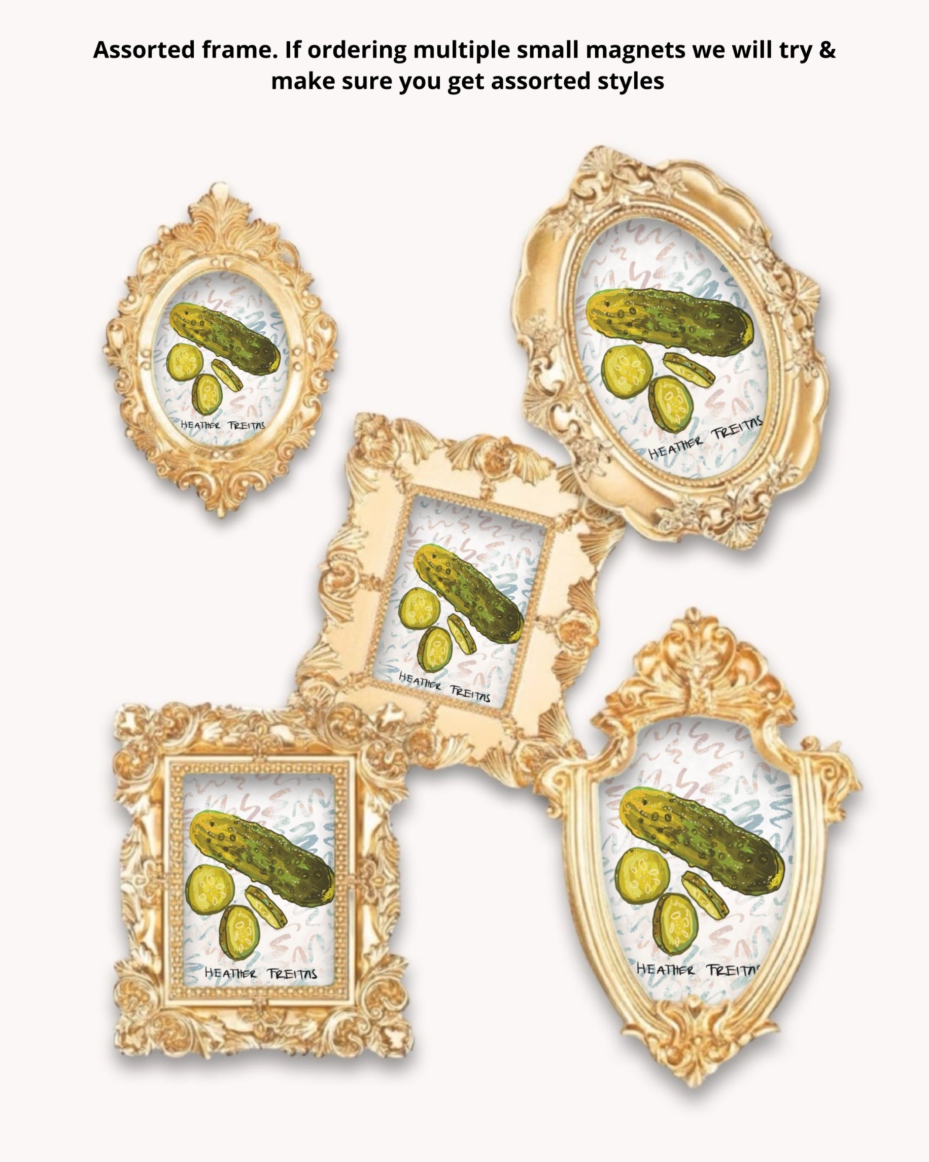 Pickles Framed Magnet ( Small )
