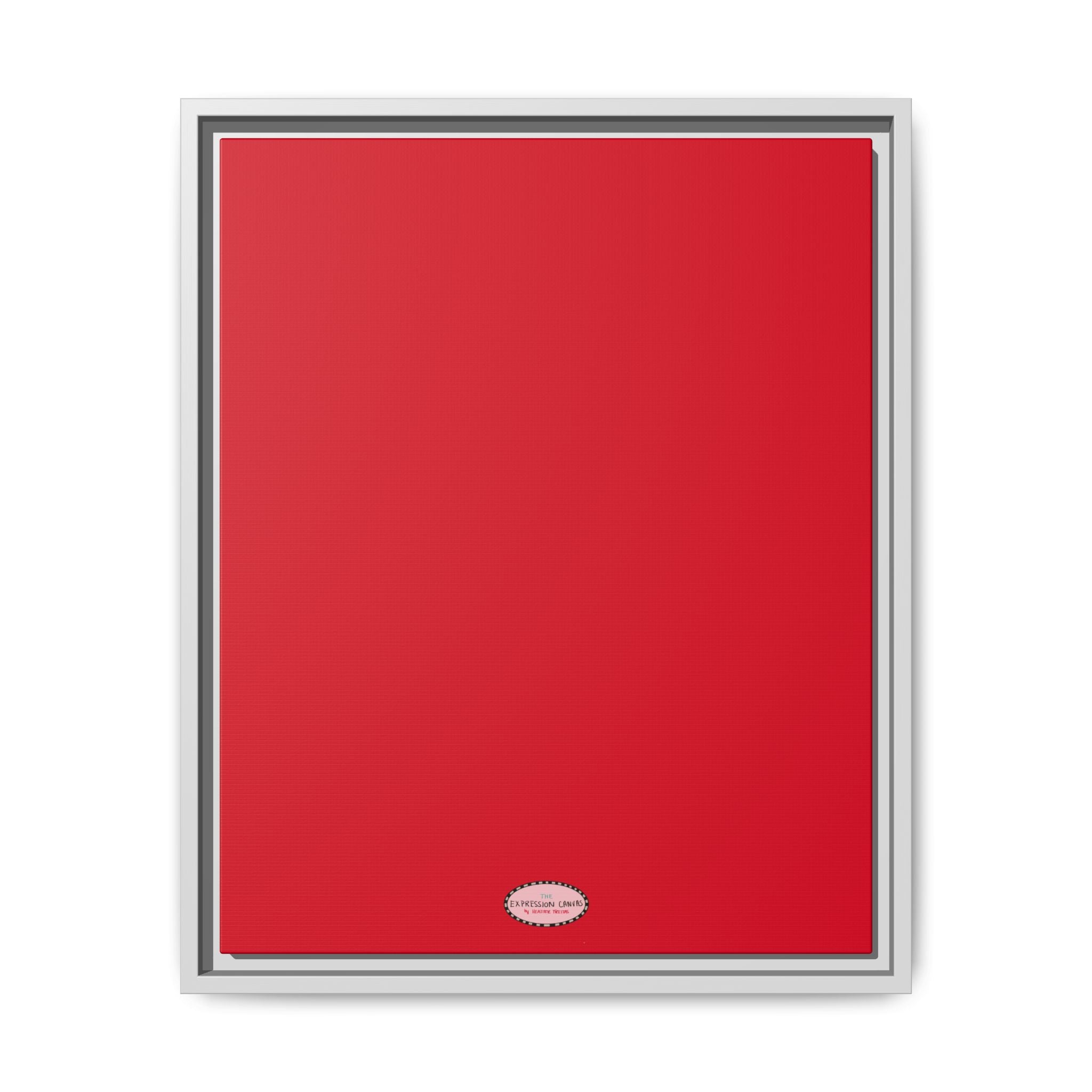 Cherry Expressions Framed Canvas Print