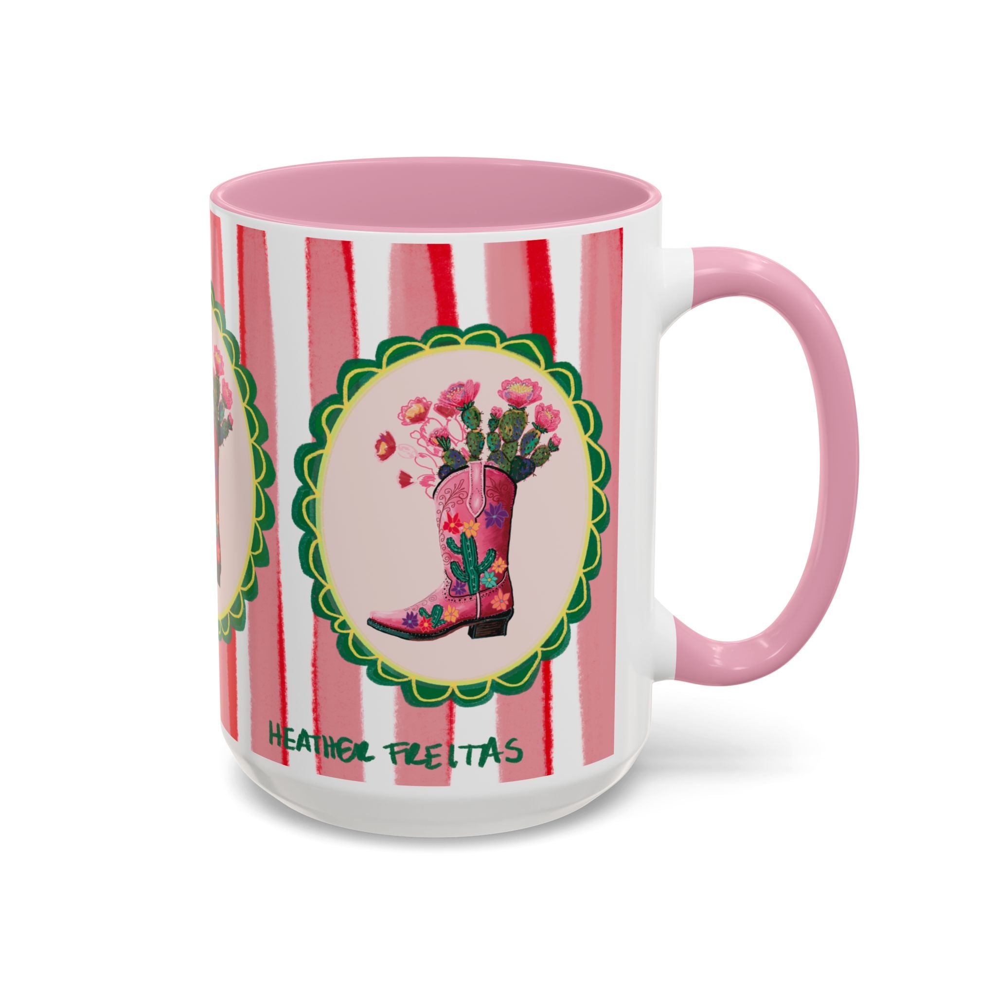 Cowgirl Boot Coffee Mug 15oz