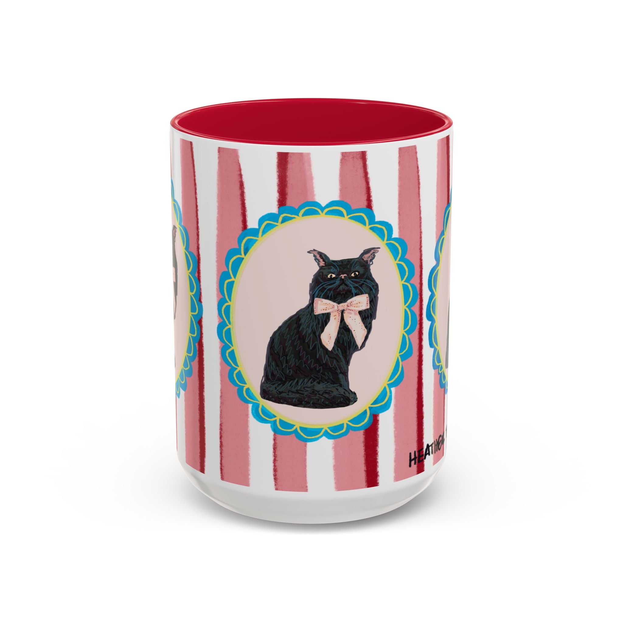 Black Persian Cat Coffee Mug 15oz