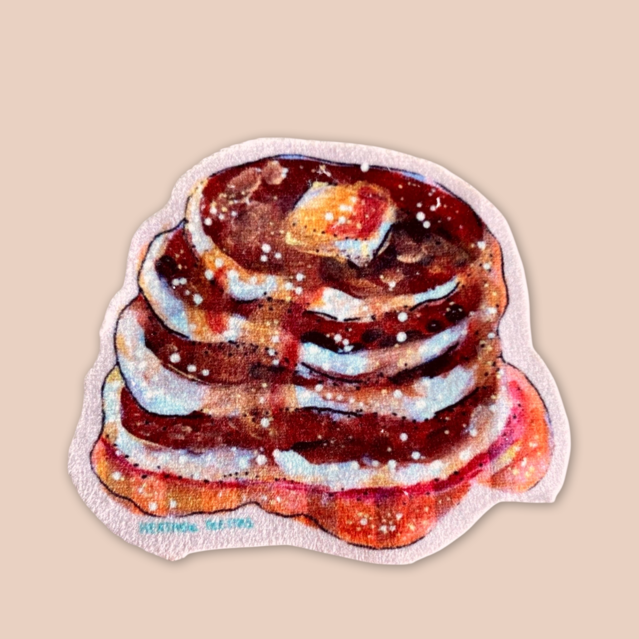 Pancakes - Sew On Velveteen Patch